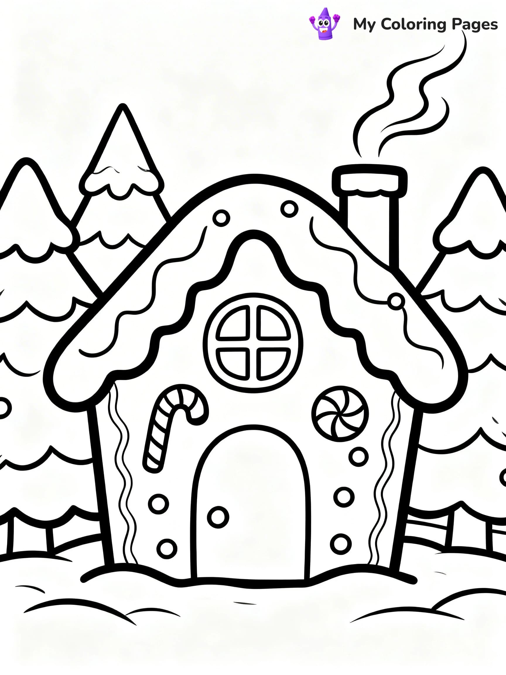Christmas Cookie Coloring Pages - 3