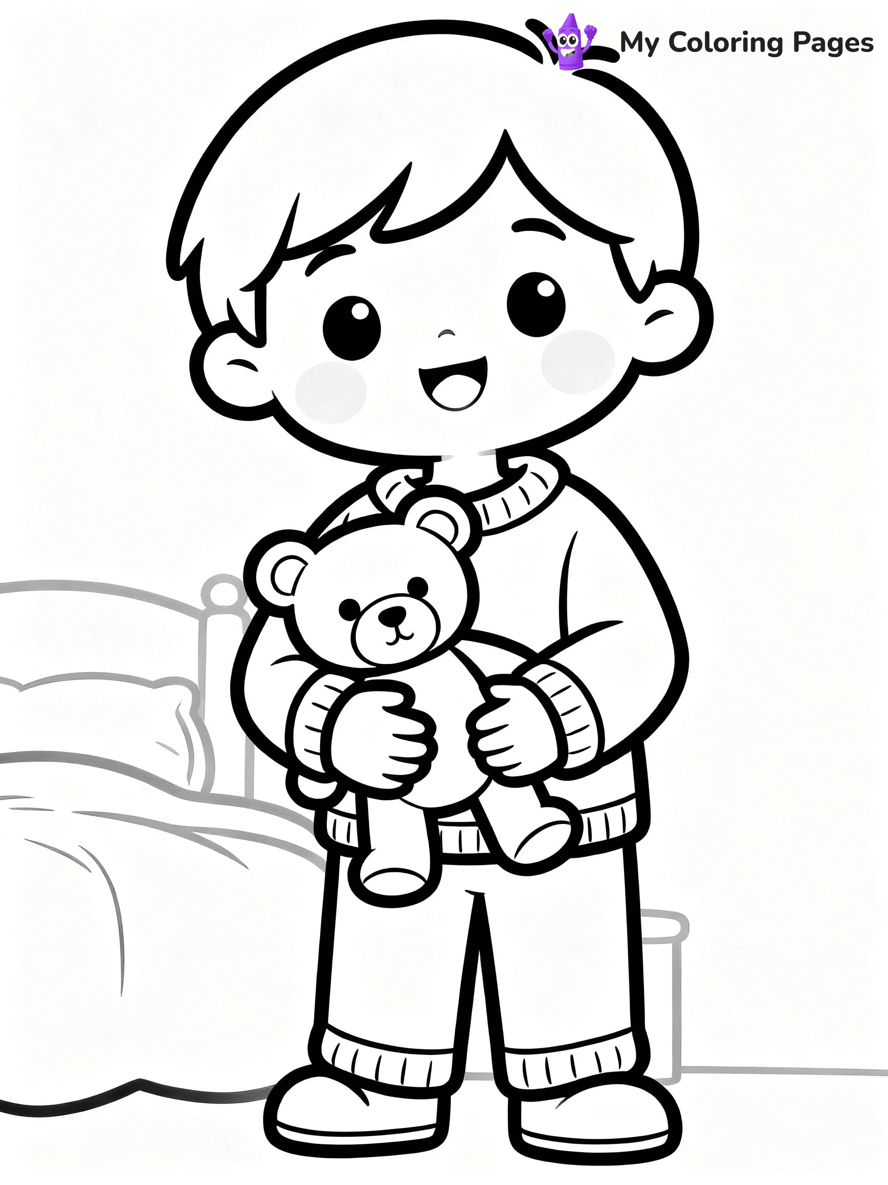 Pajama Coloring Pages - 15