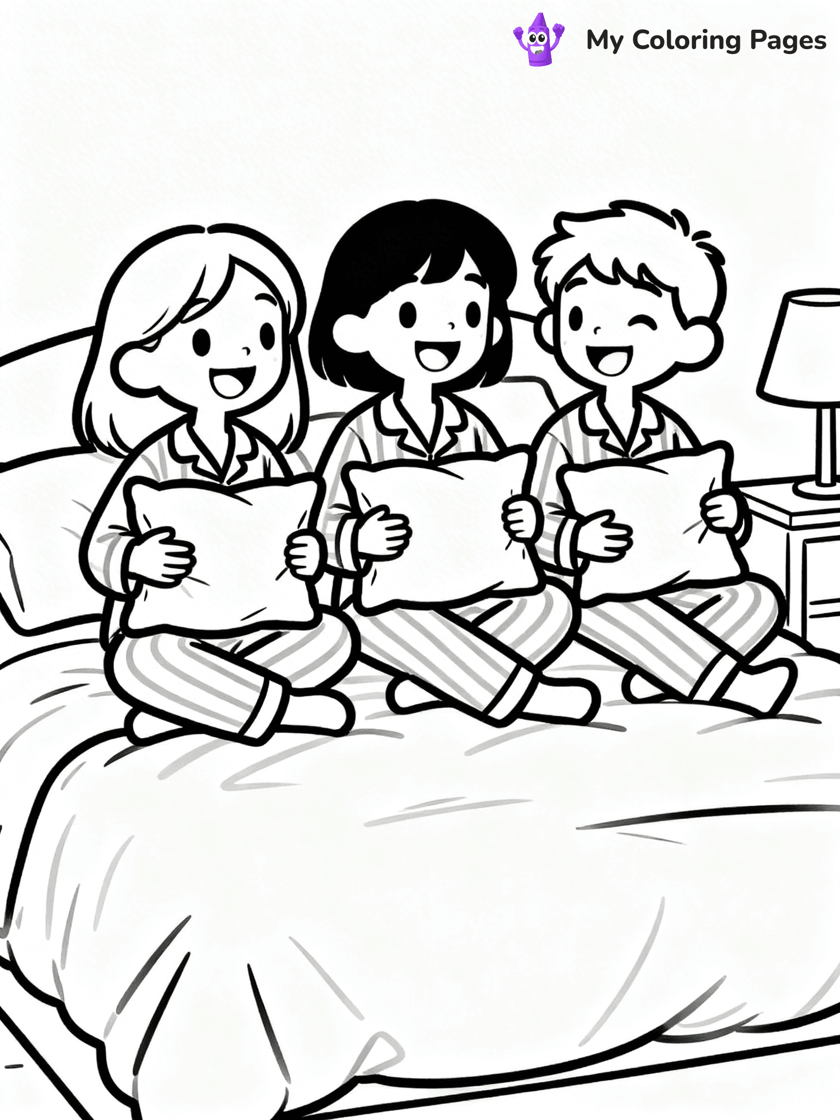 Pajama Coloring Pages - 6