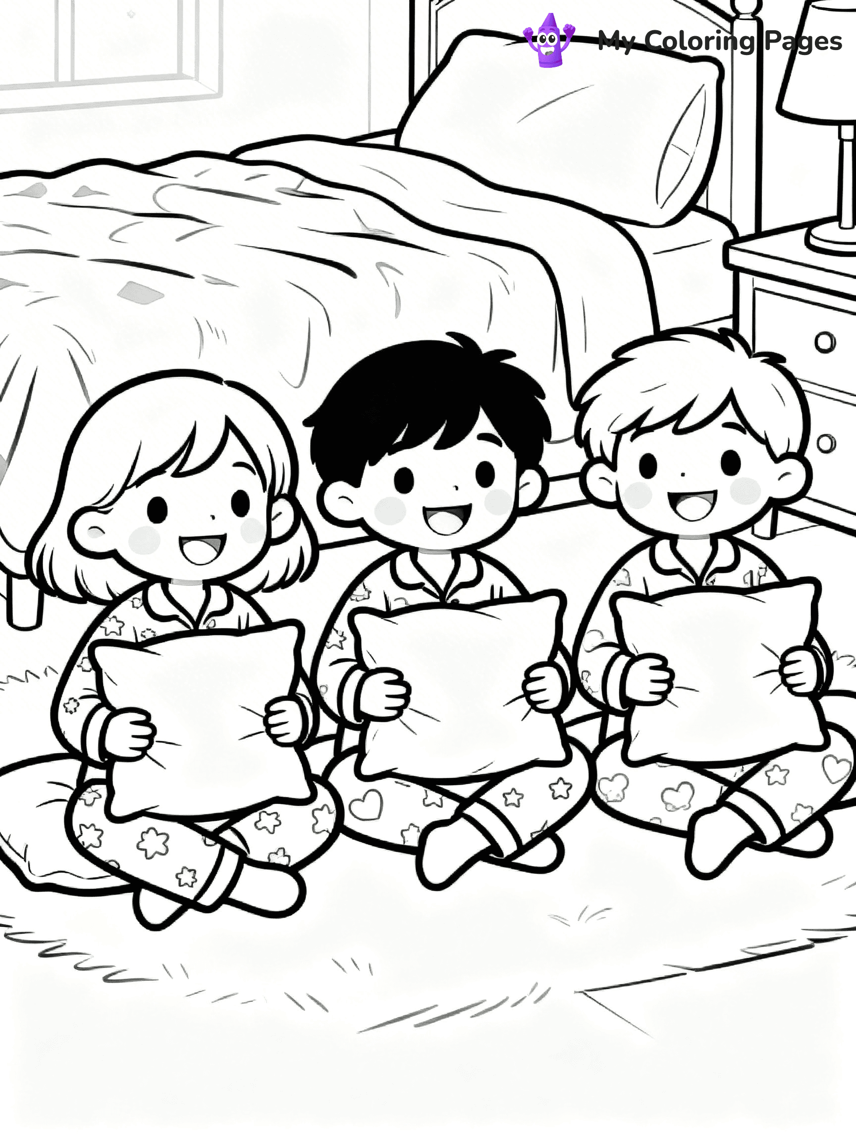 Pajama Coloring Pages - 5