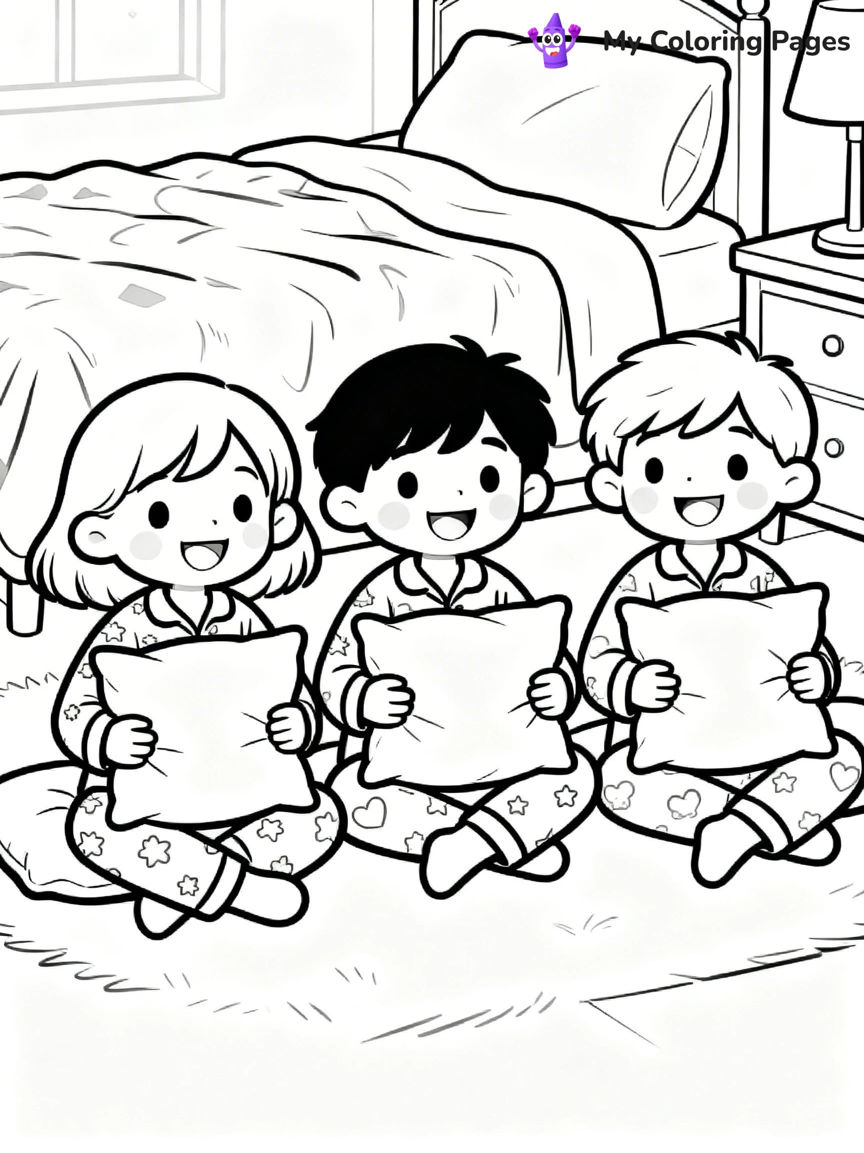 Pajama Coloring Pages - 7