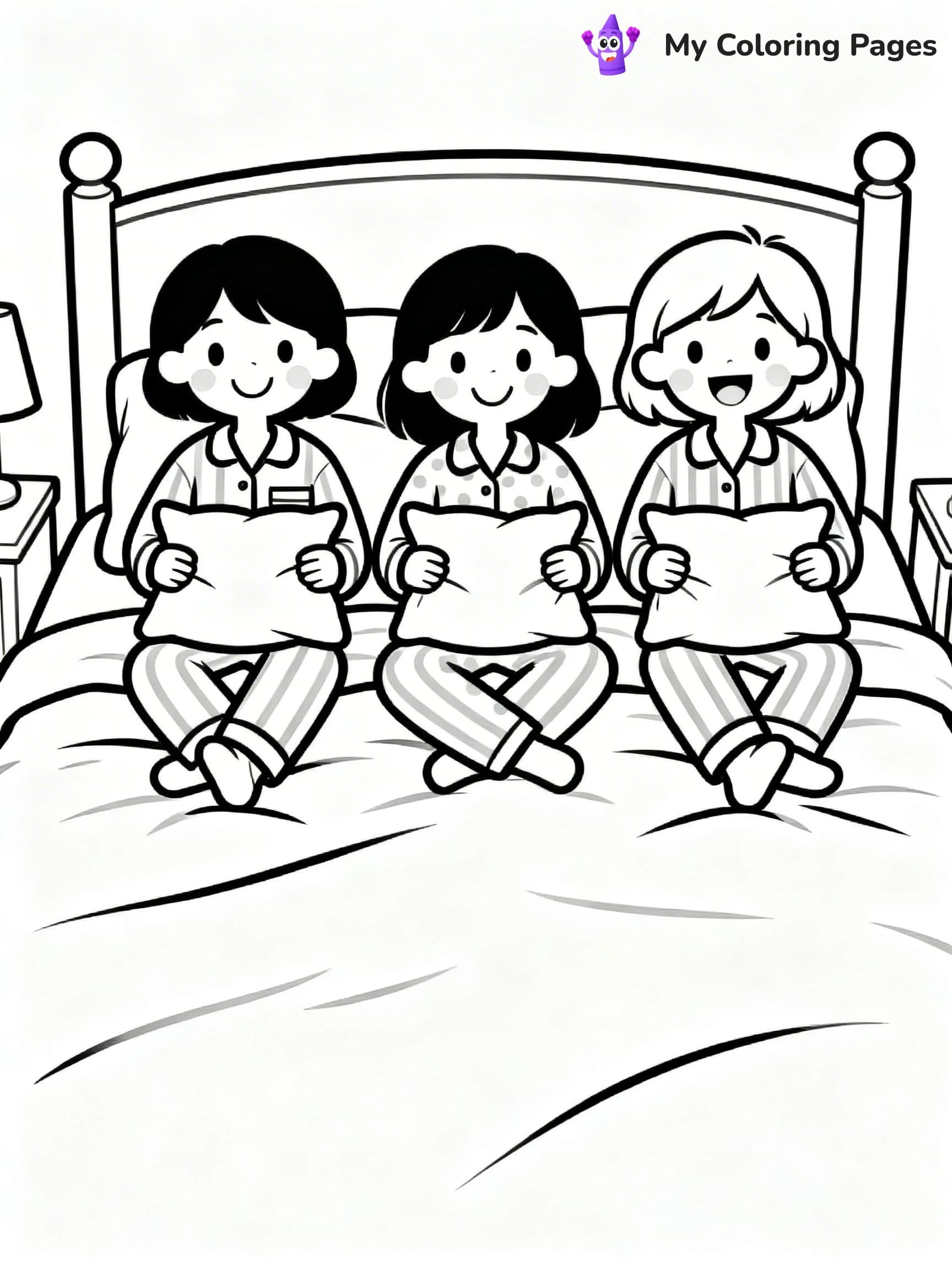 Pajama Coloring Pages - 5
