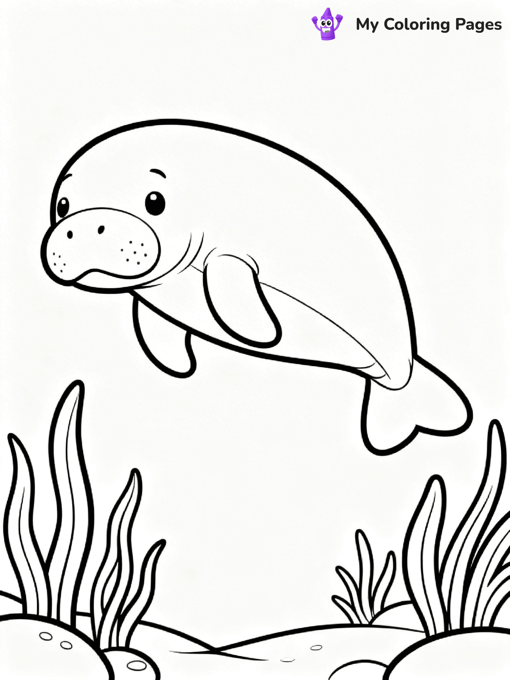 Manatee Coloring Pages - 27