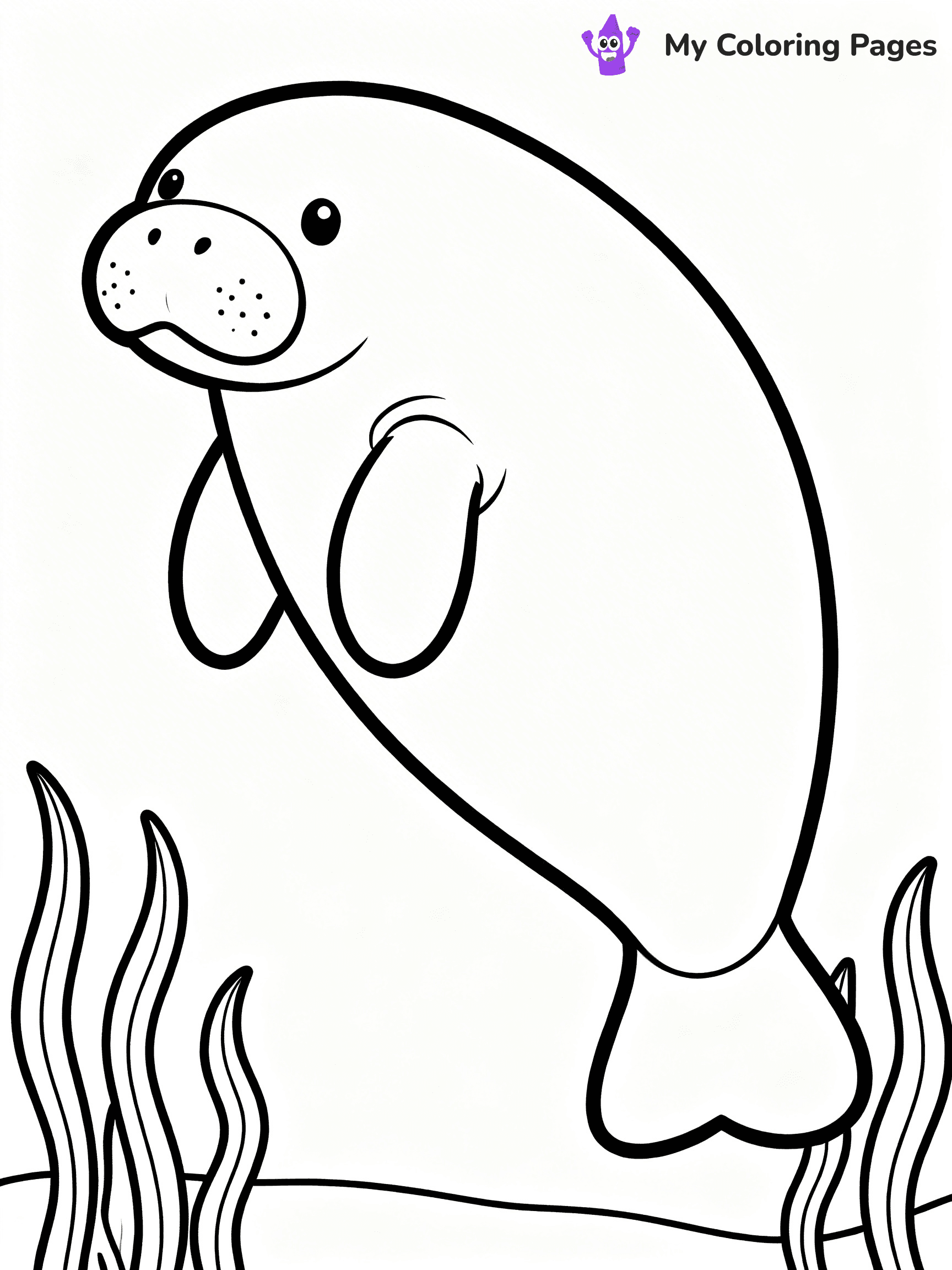 Manatee Coloring Pages - 26