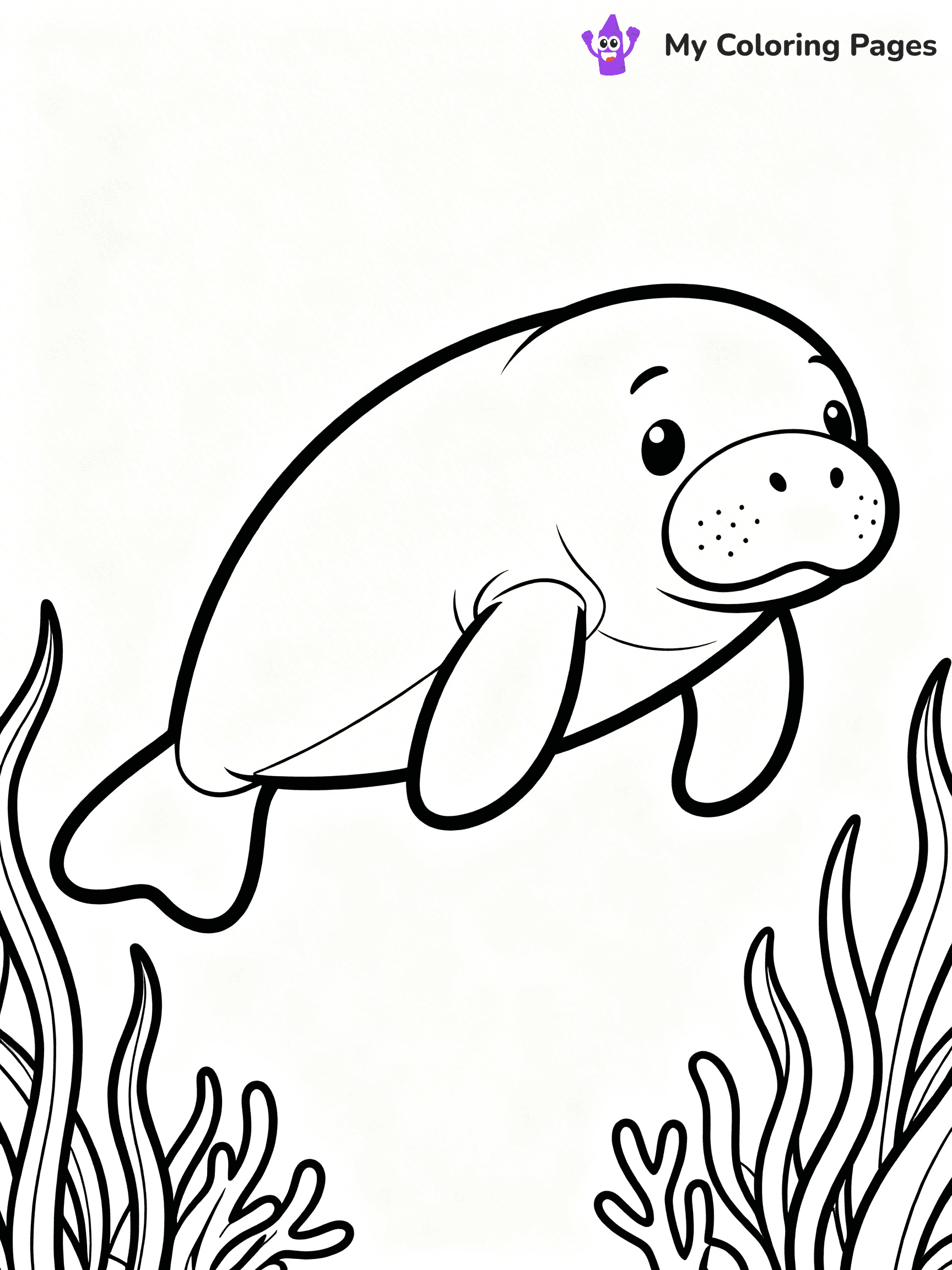 Manatee Coloring Pages - 24