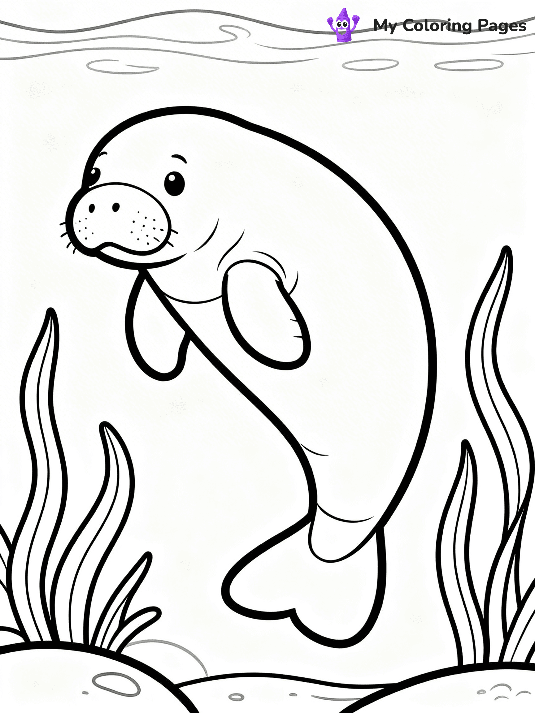 Manatee Coloring Pages - 23