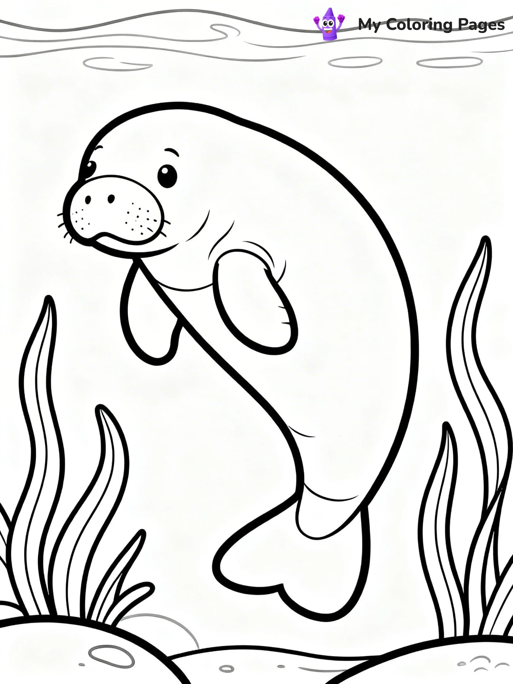 Manatee Coloring Pages - 23