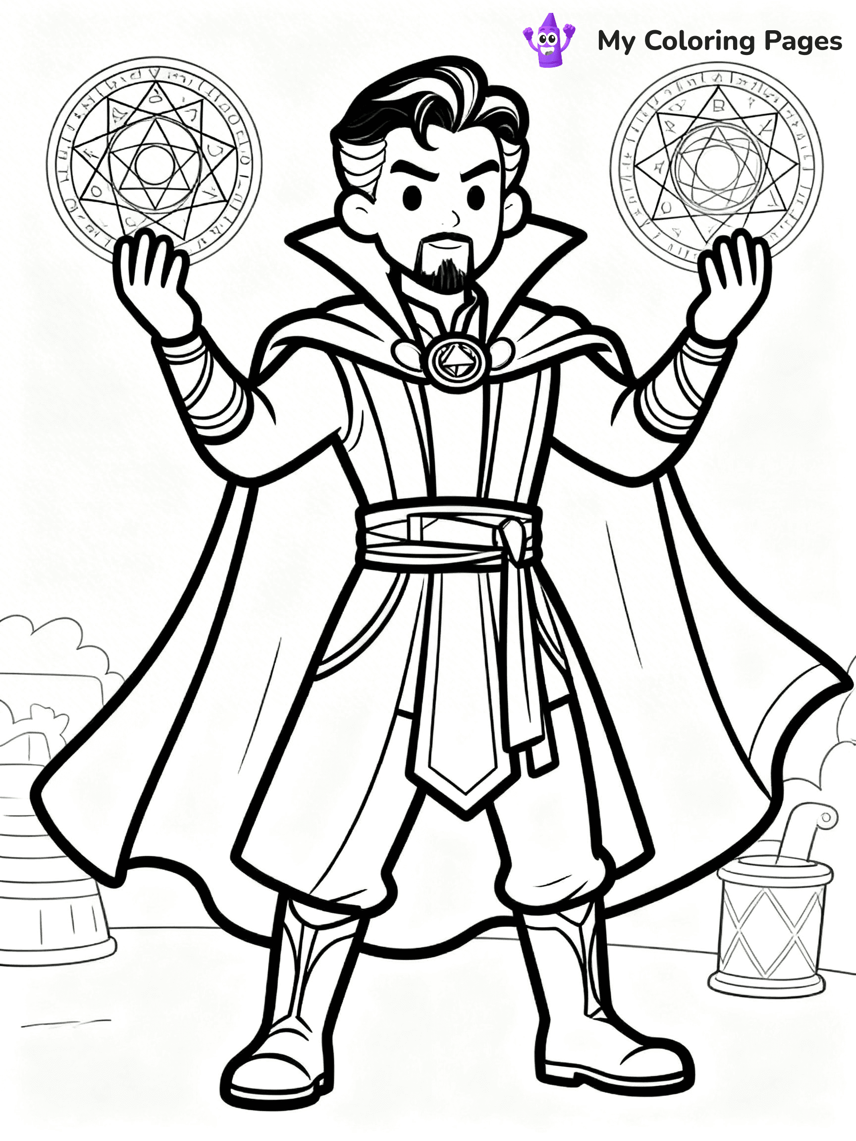 Doctor Strange Coloring Pages - 14