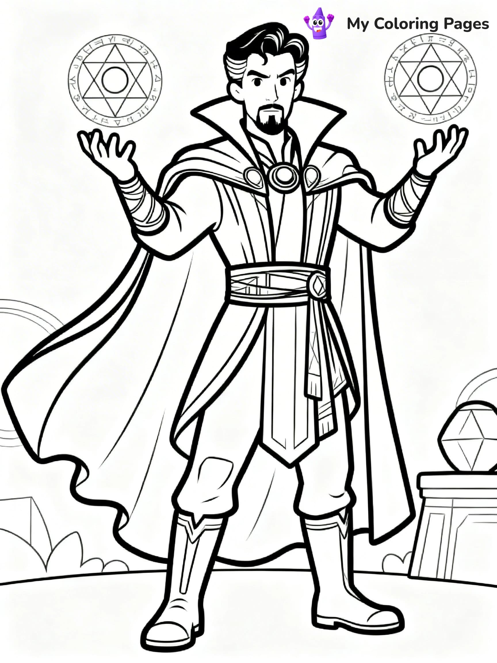 Doctor Strange Coloring Pages - 19