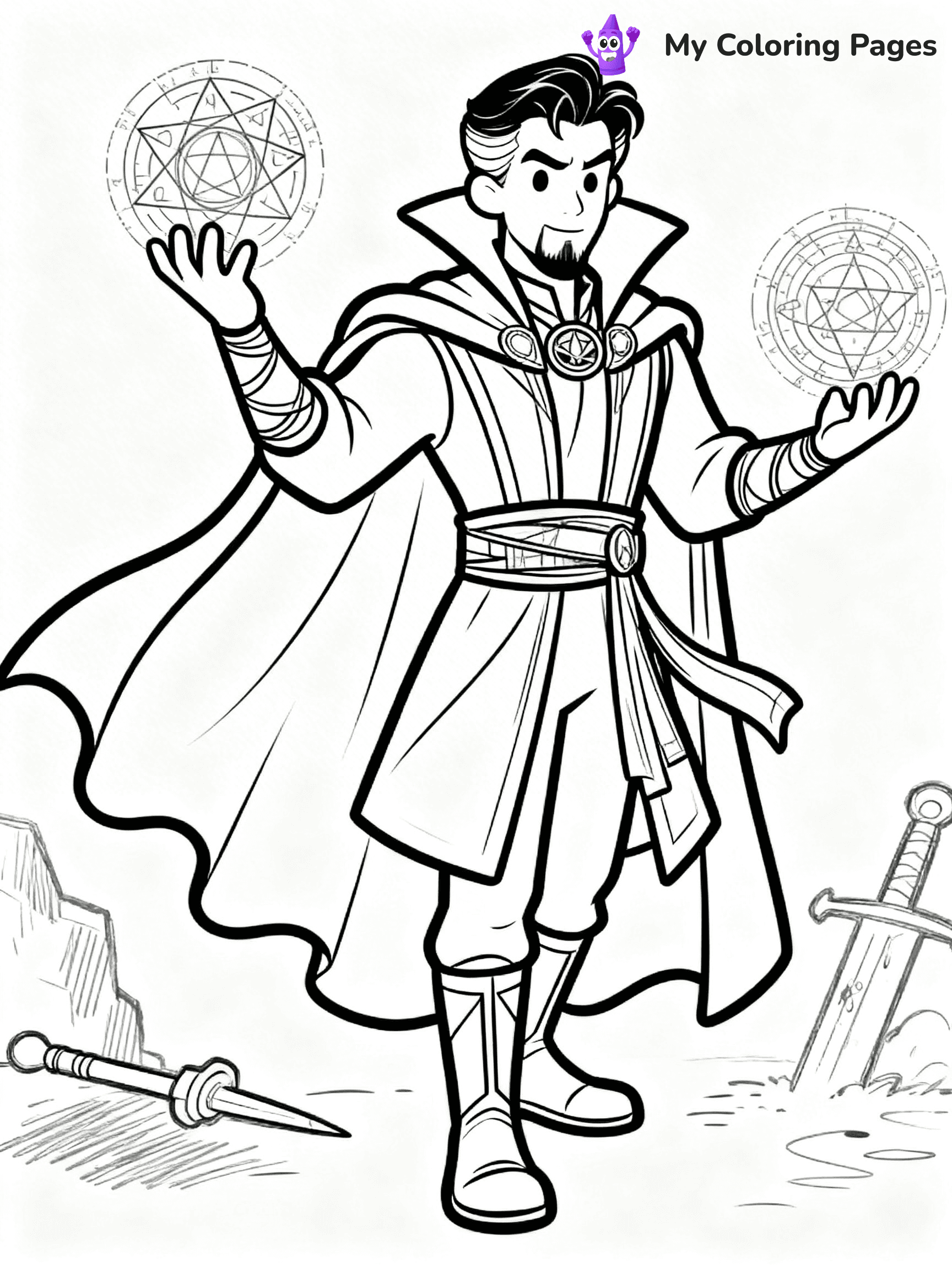 Doctor Strange Coloring Pages - 11