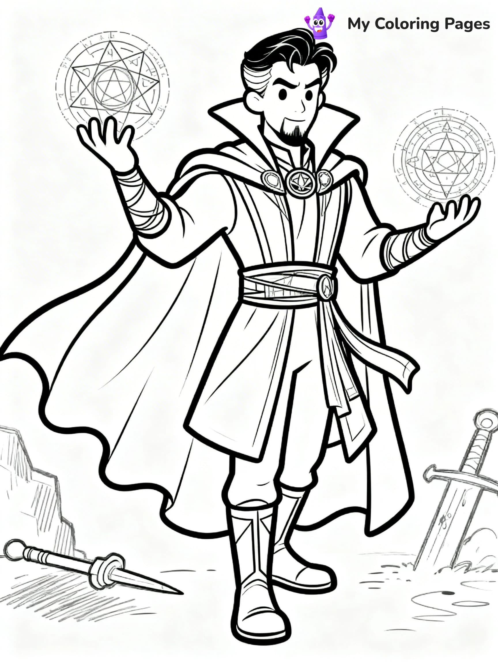 Doctor Strange Coloring Pages - 18