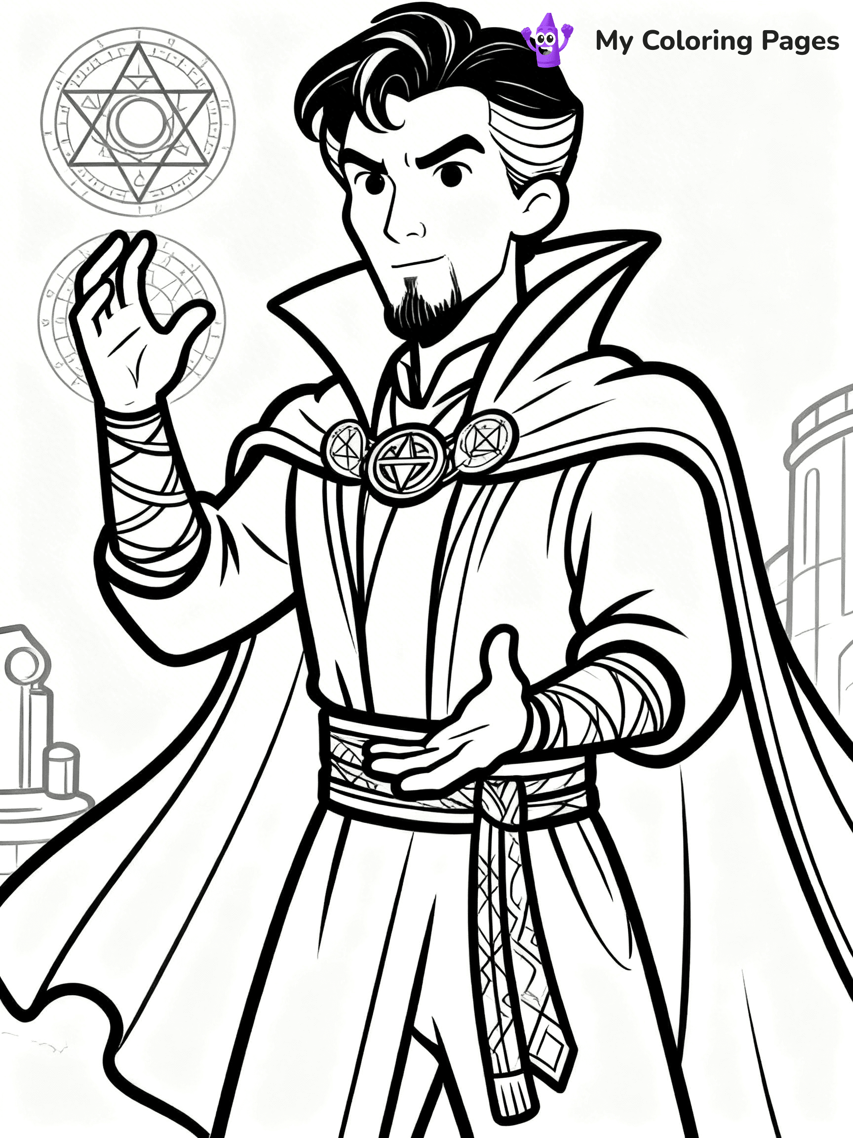 Doctor Strange Coloring Pages - 9