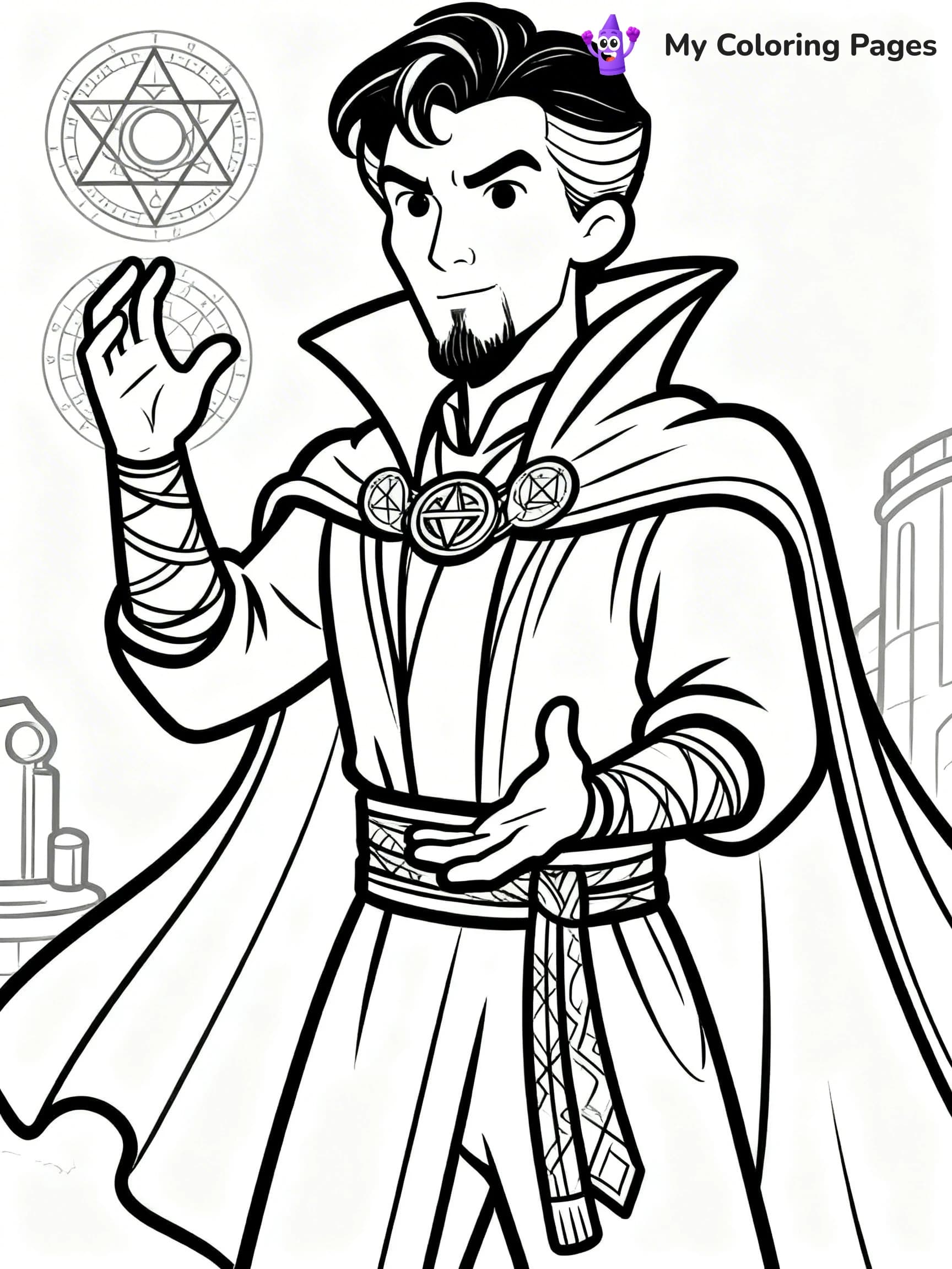 Doctor Strange Coloring Pages - 16