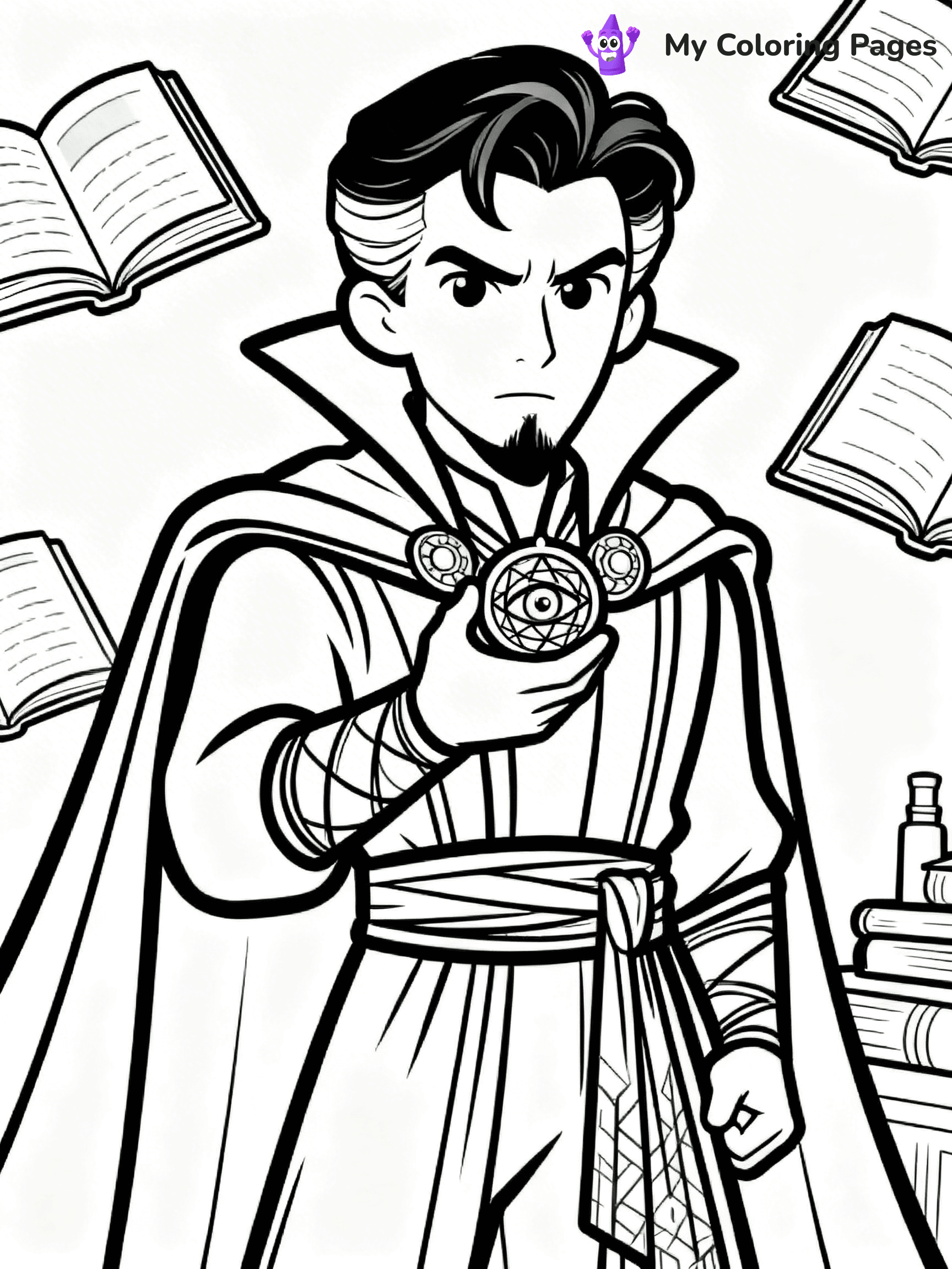 Doctor Strange Coloring Pages - 1