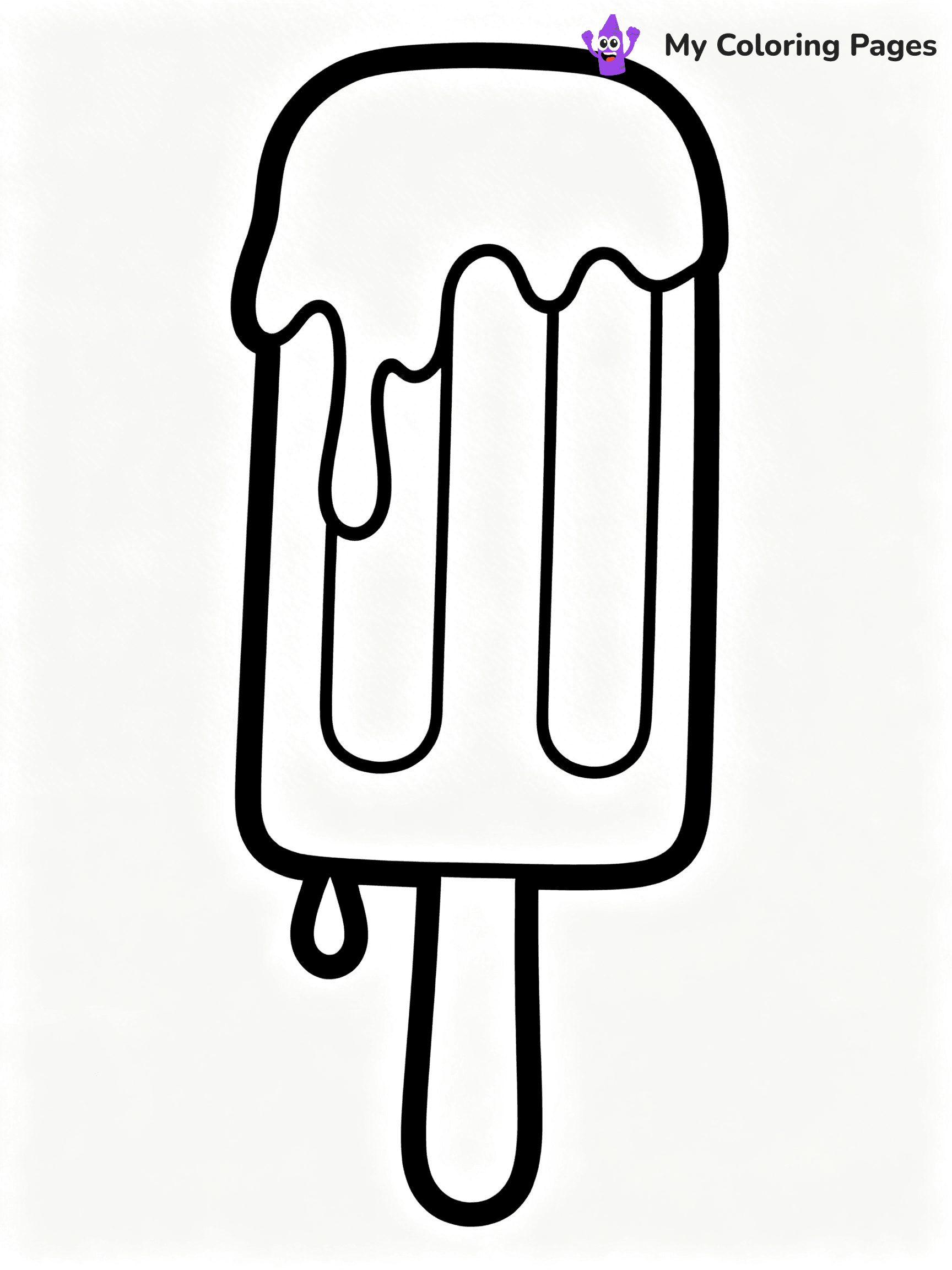Popsicle Coloring Pages - 30