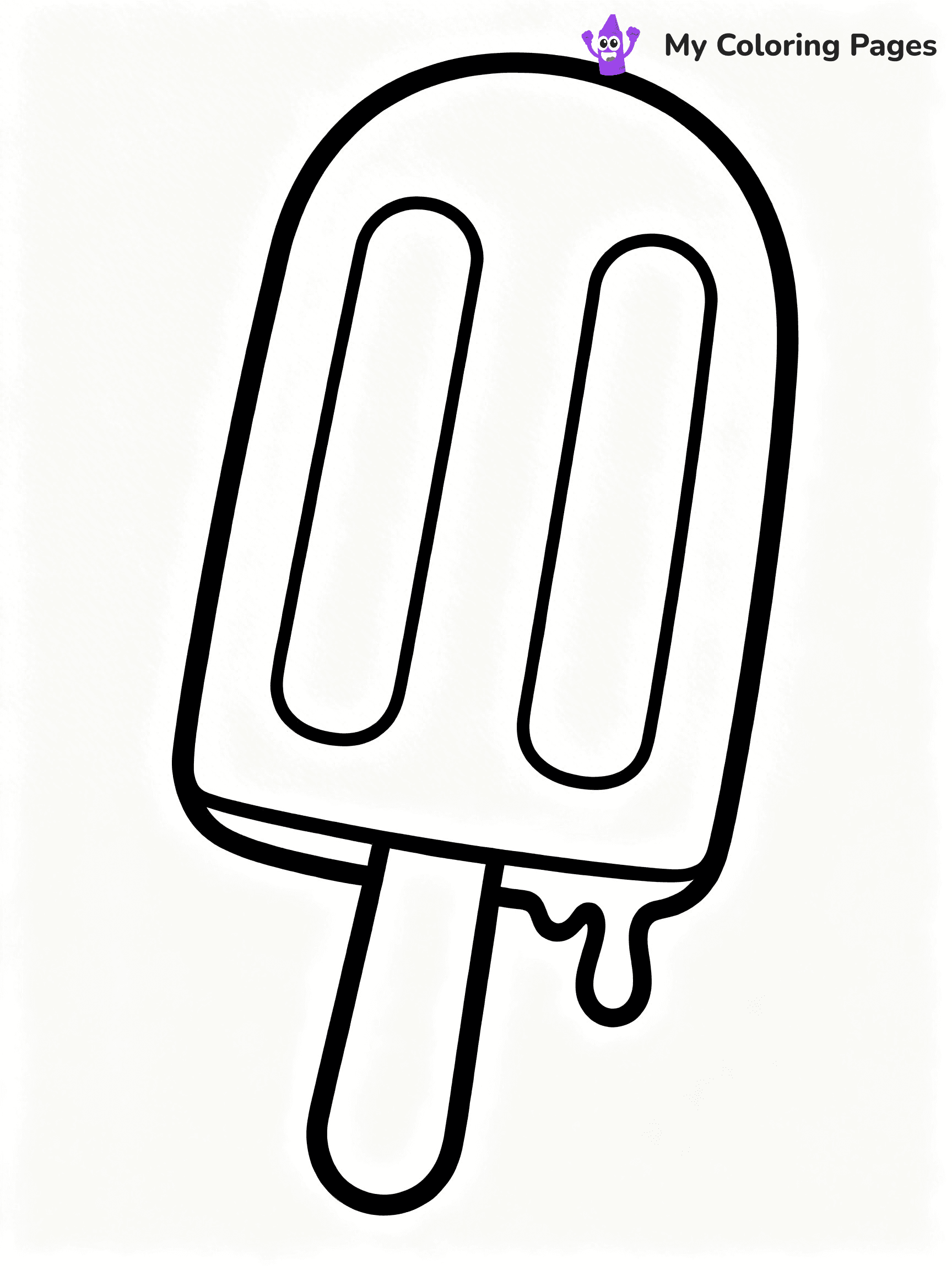 Popsicle Coloring Pages - 29