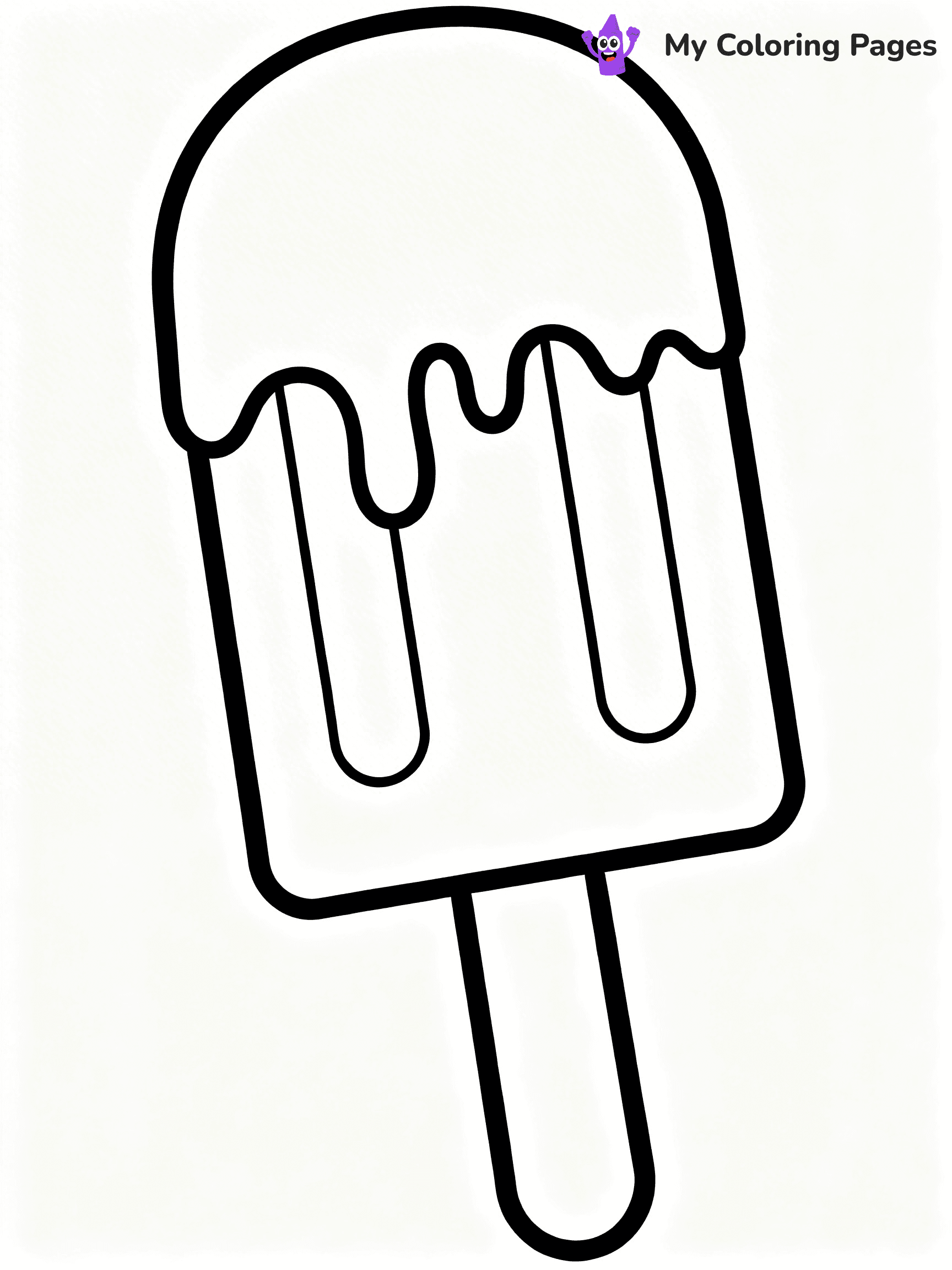 Popsicle Coloring Pages - 28