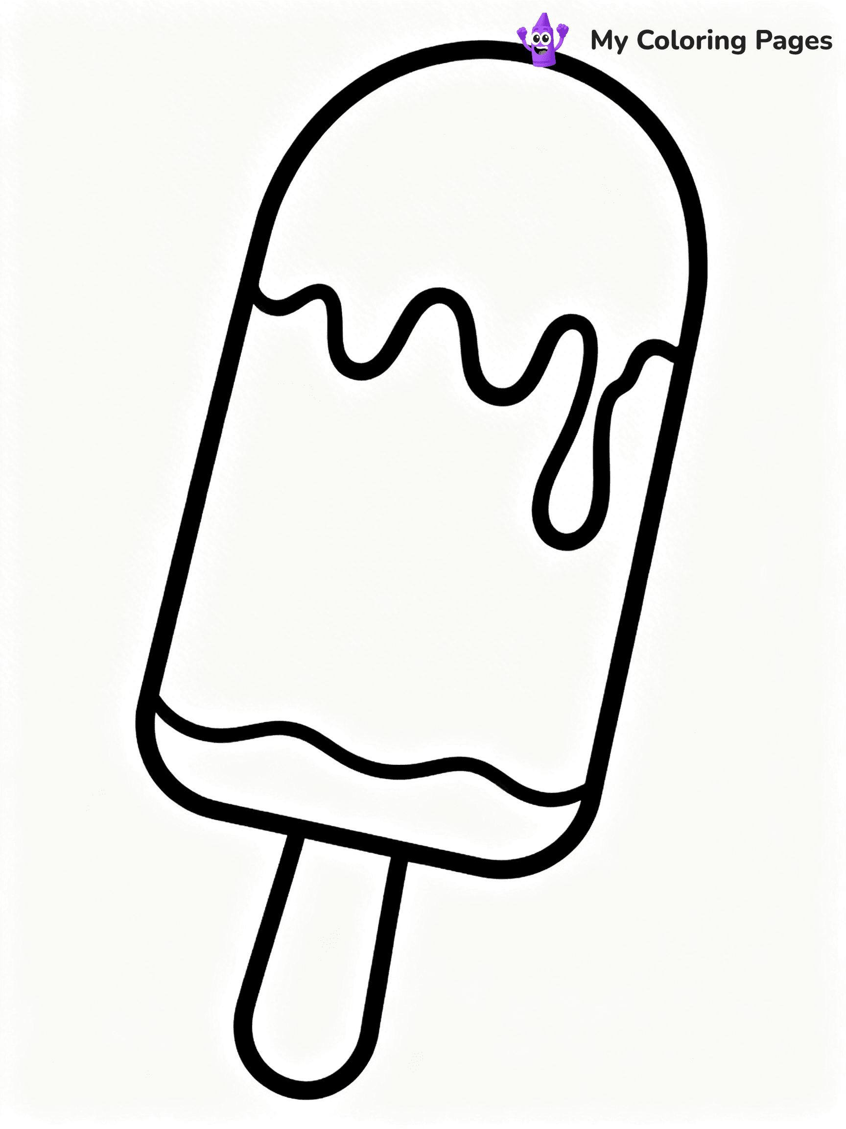 Popsicle Coloring Pages - 26