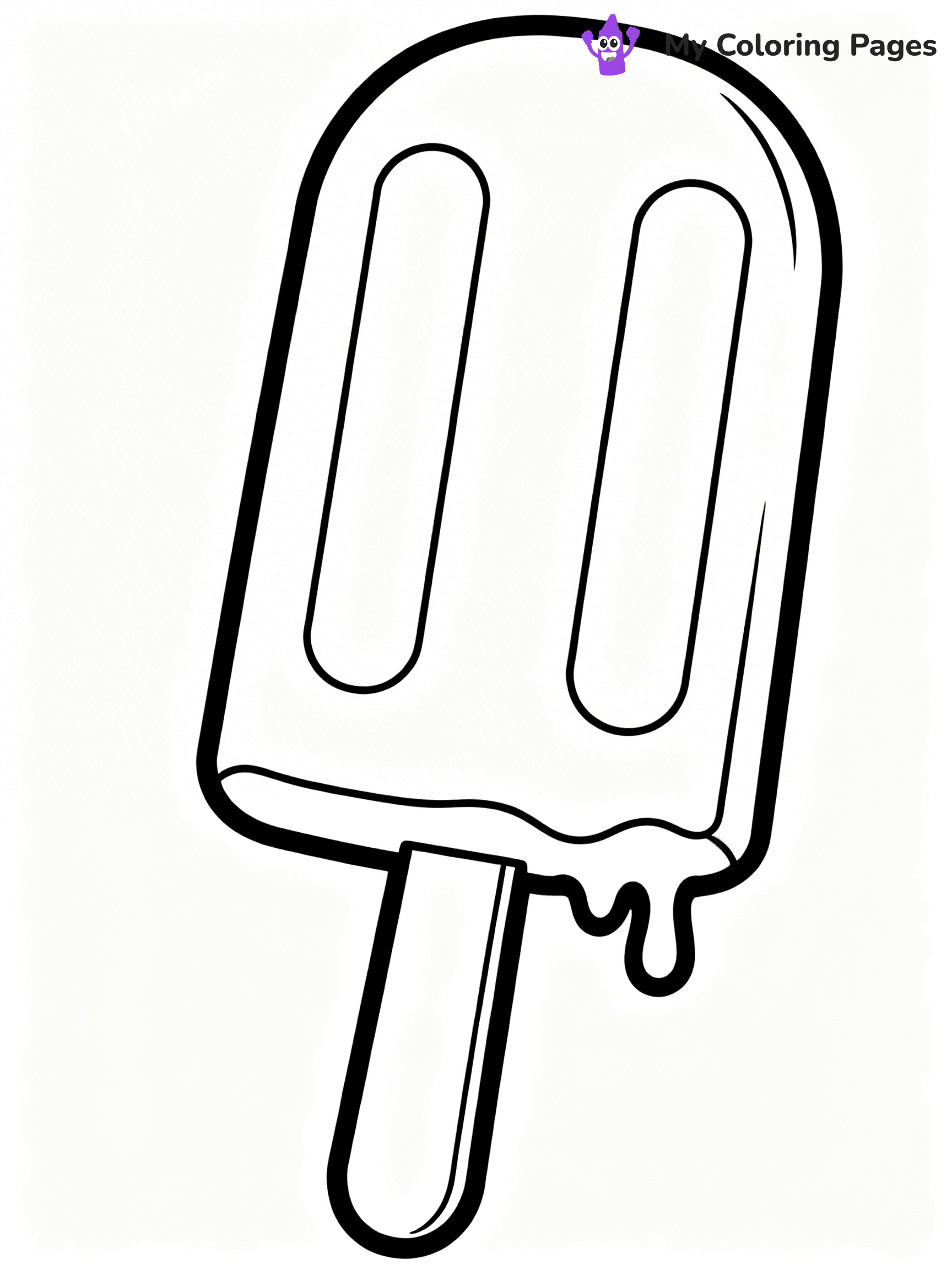 Popsicle Coloring Pages - 23