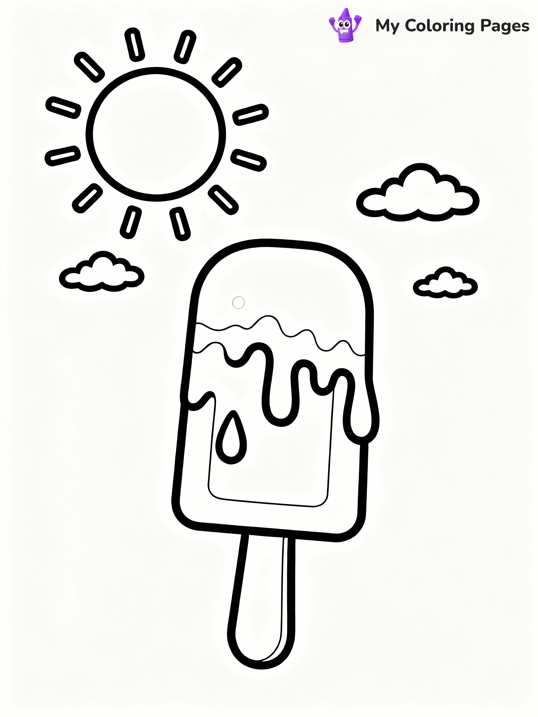 Popsicle Coloring Pages - 13