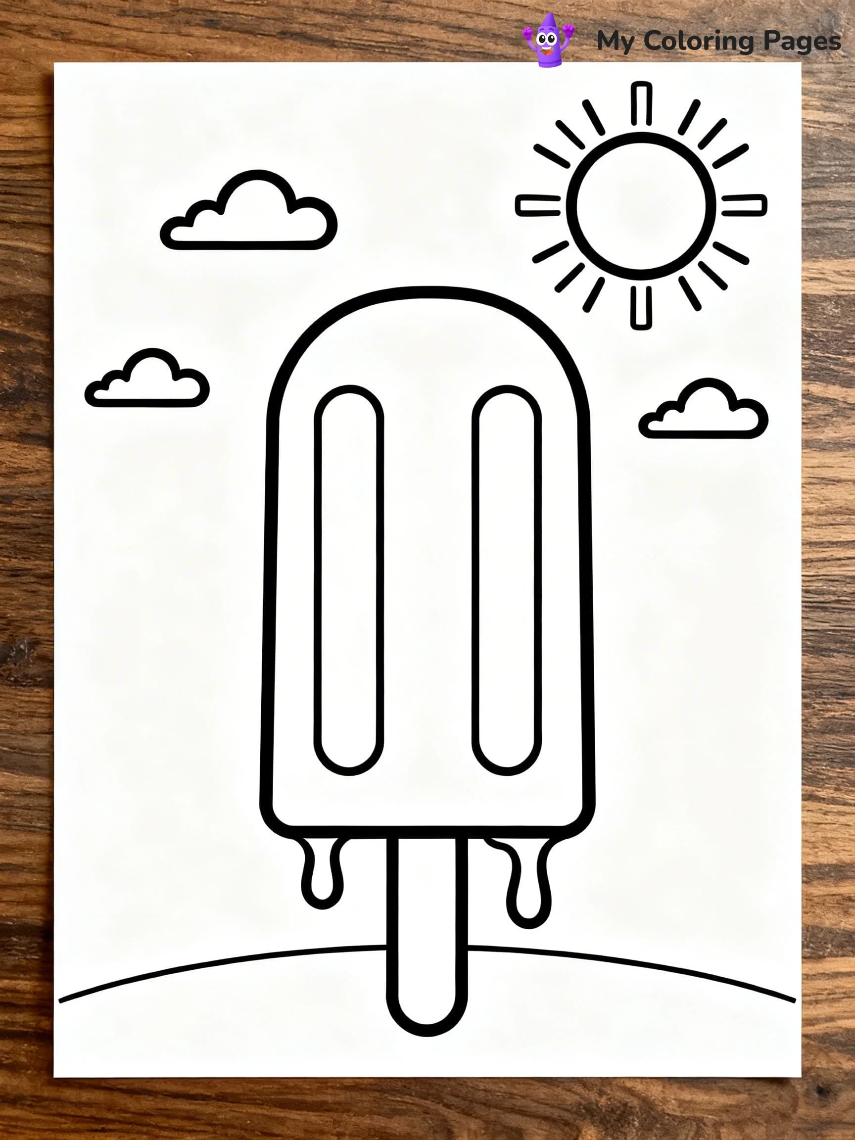 Popsicle Coloring Pages - 9