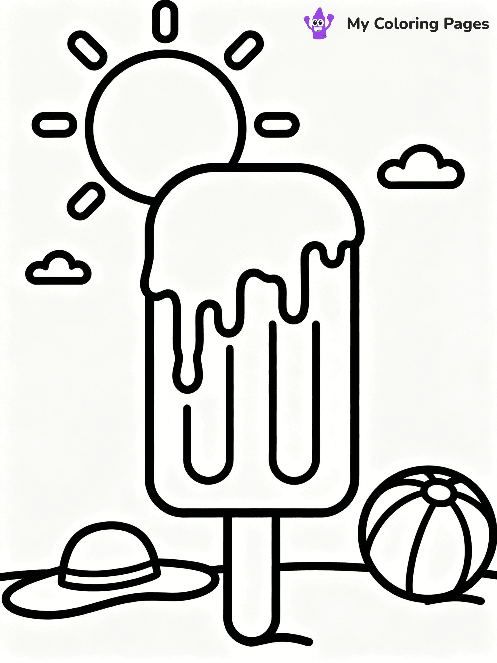 Popsicle Coloring Pages - 8
