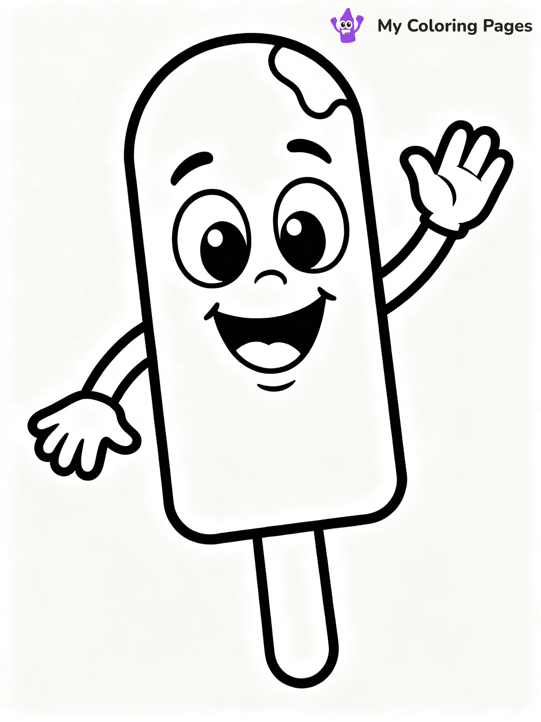 Popsicle Coloring Pages - 6