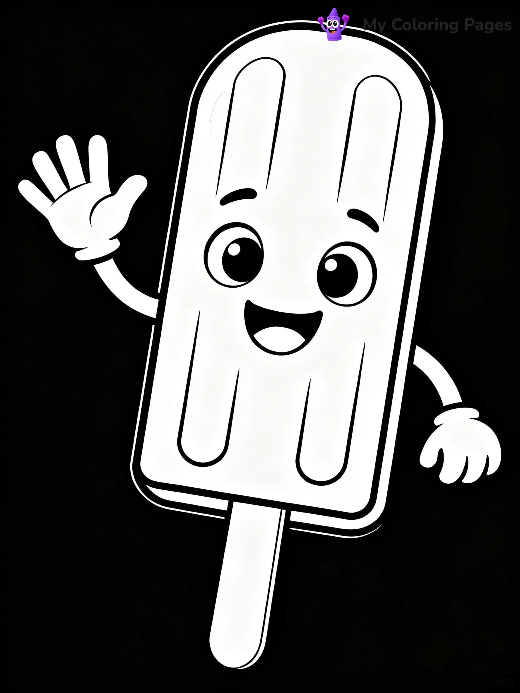Popsicle Coloring Pages - 5