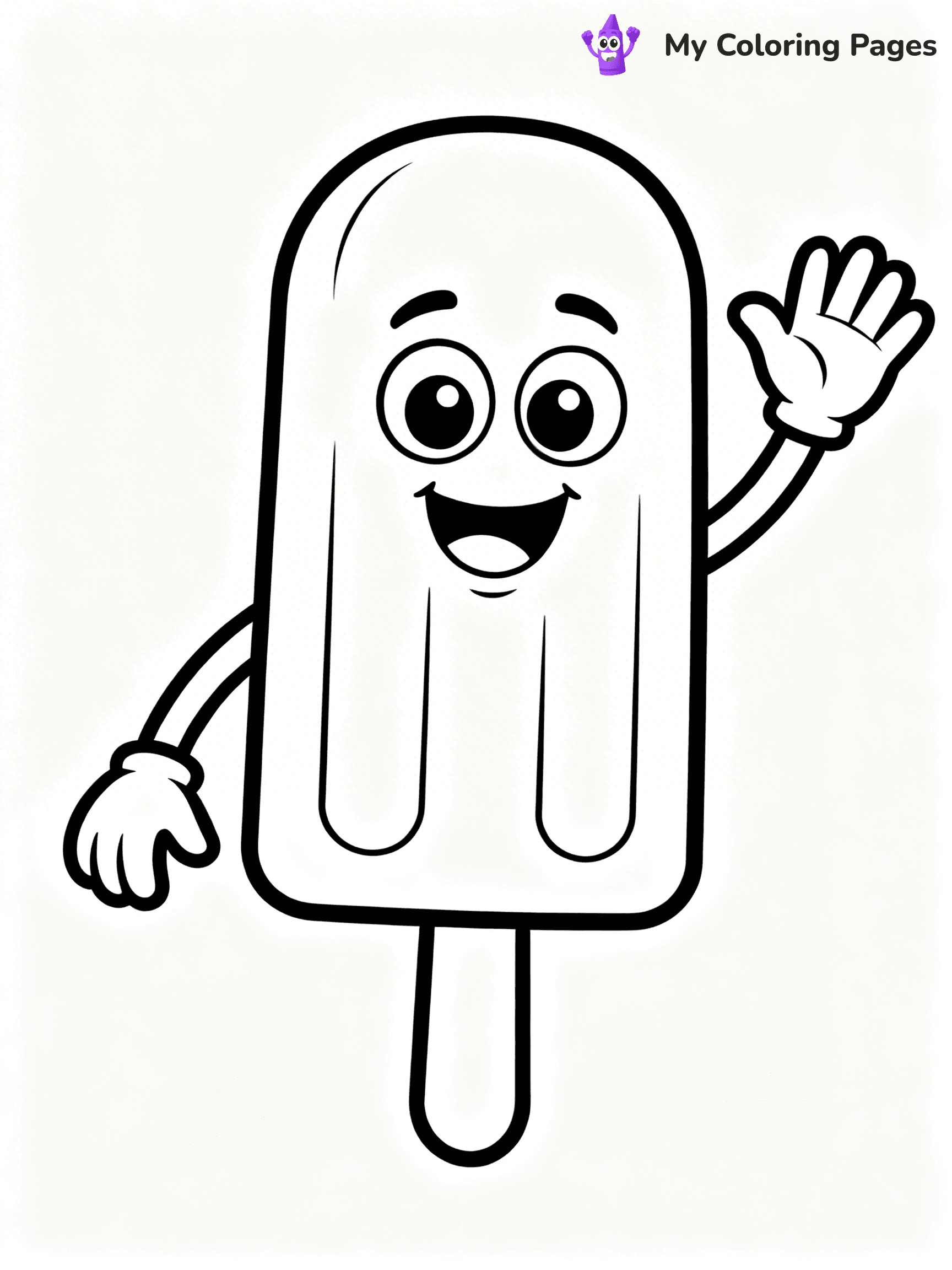 Popsicle Coloring Pages - 3