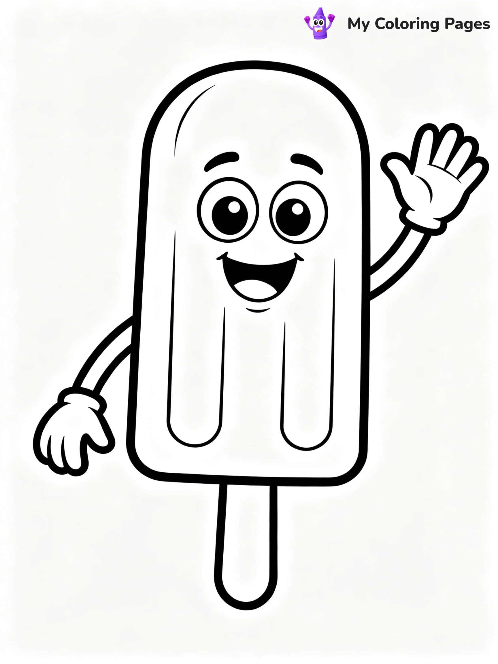 Popsicle Coloring Pages - 3