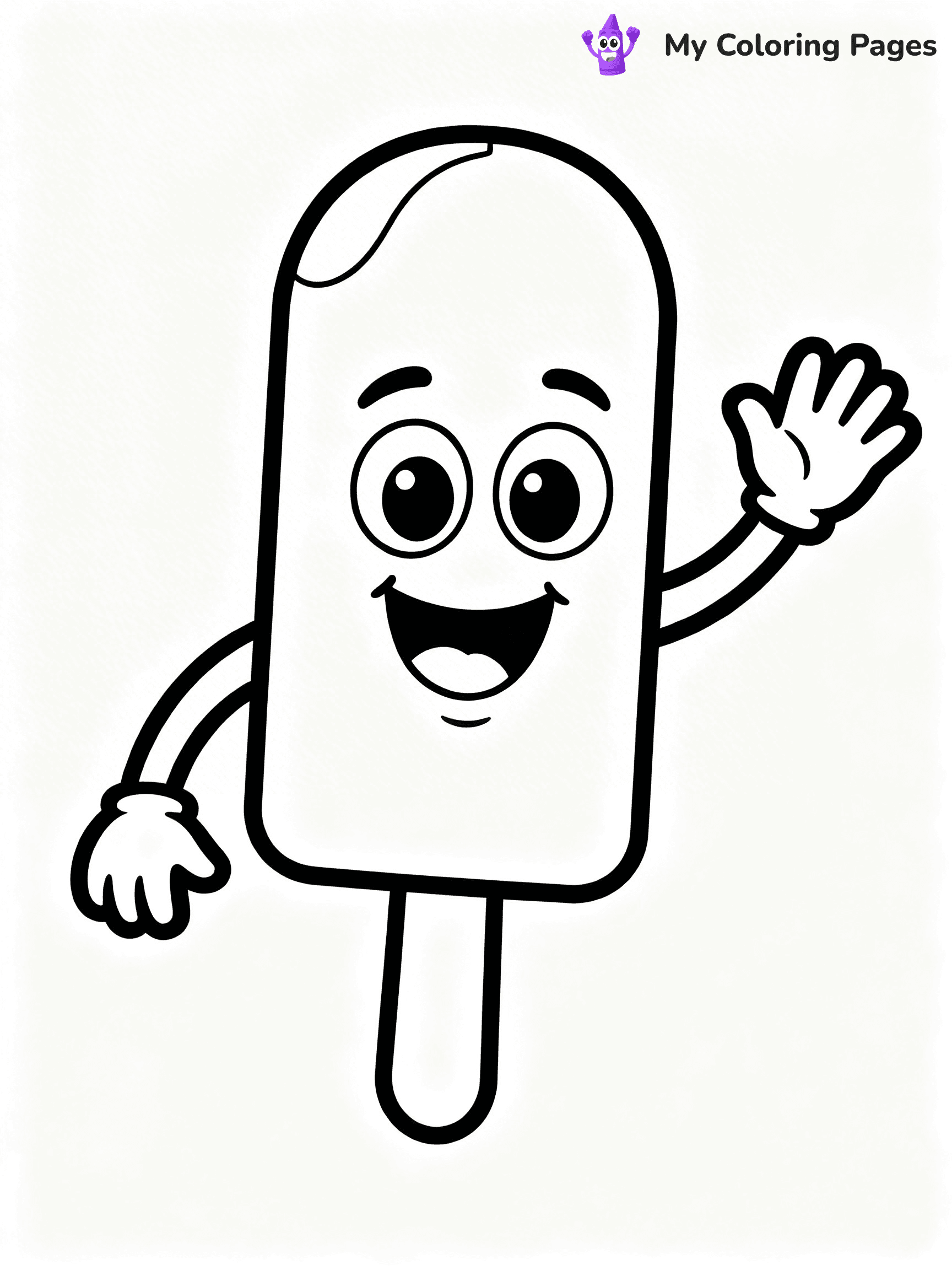 Popsicle Coloring Pages - 2