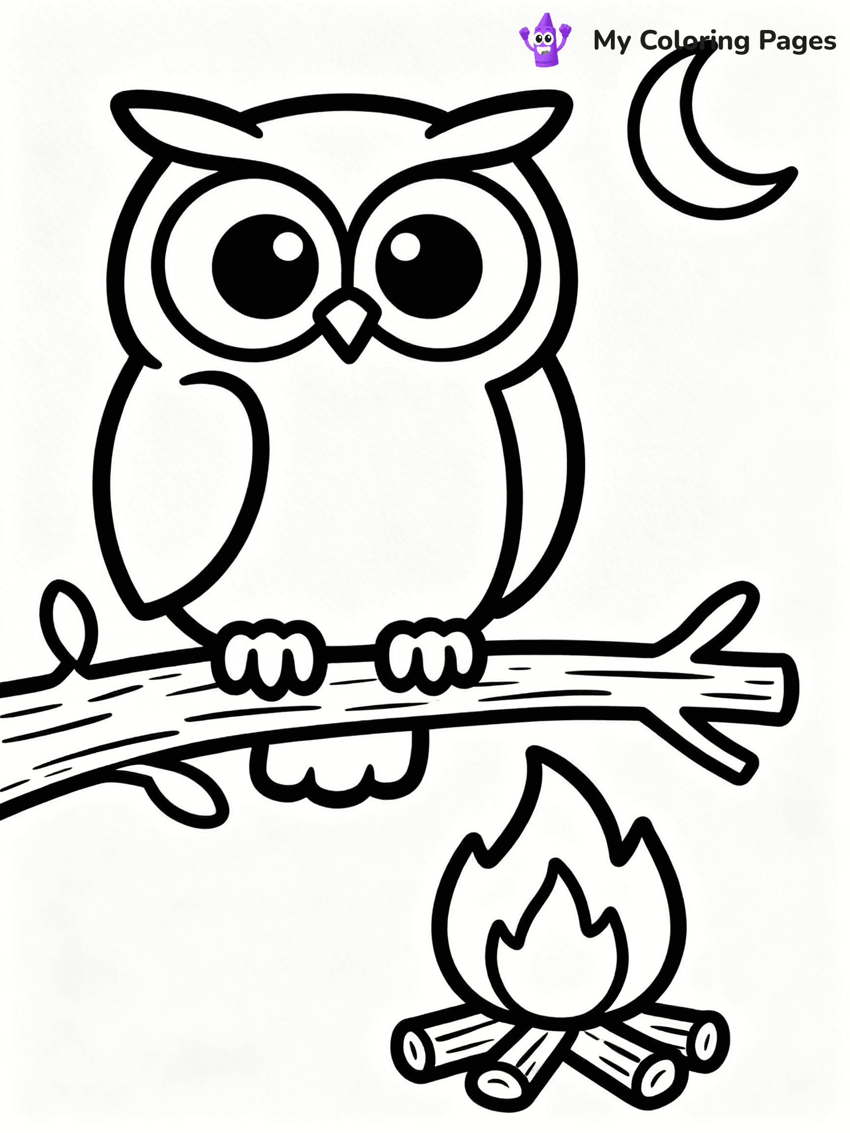 Campfire Coloring Pages - 39