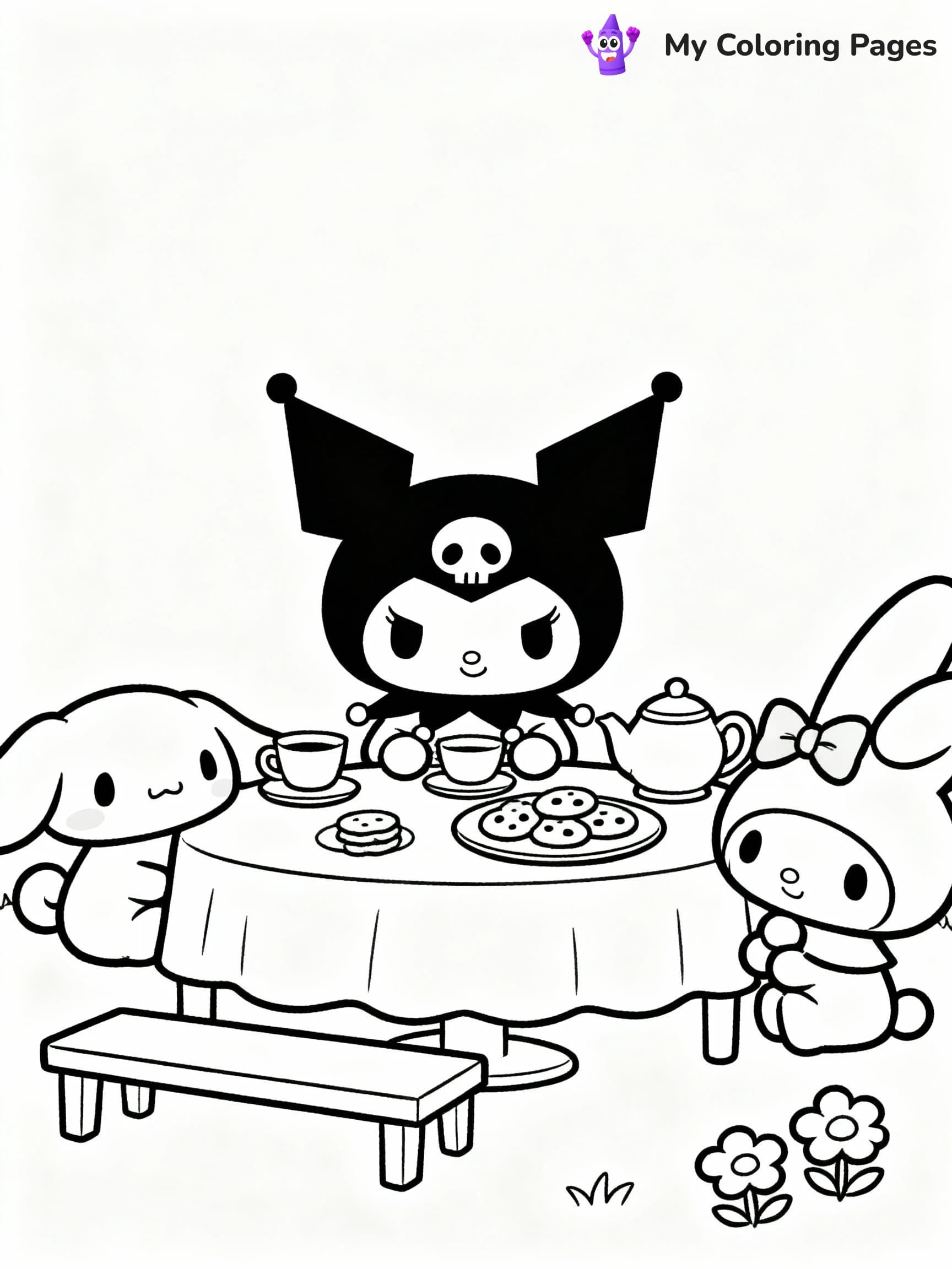 Kuromi Coloring Pages - 24