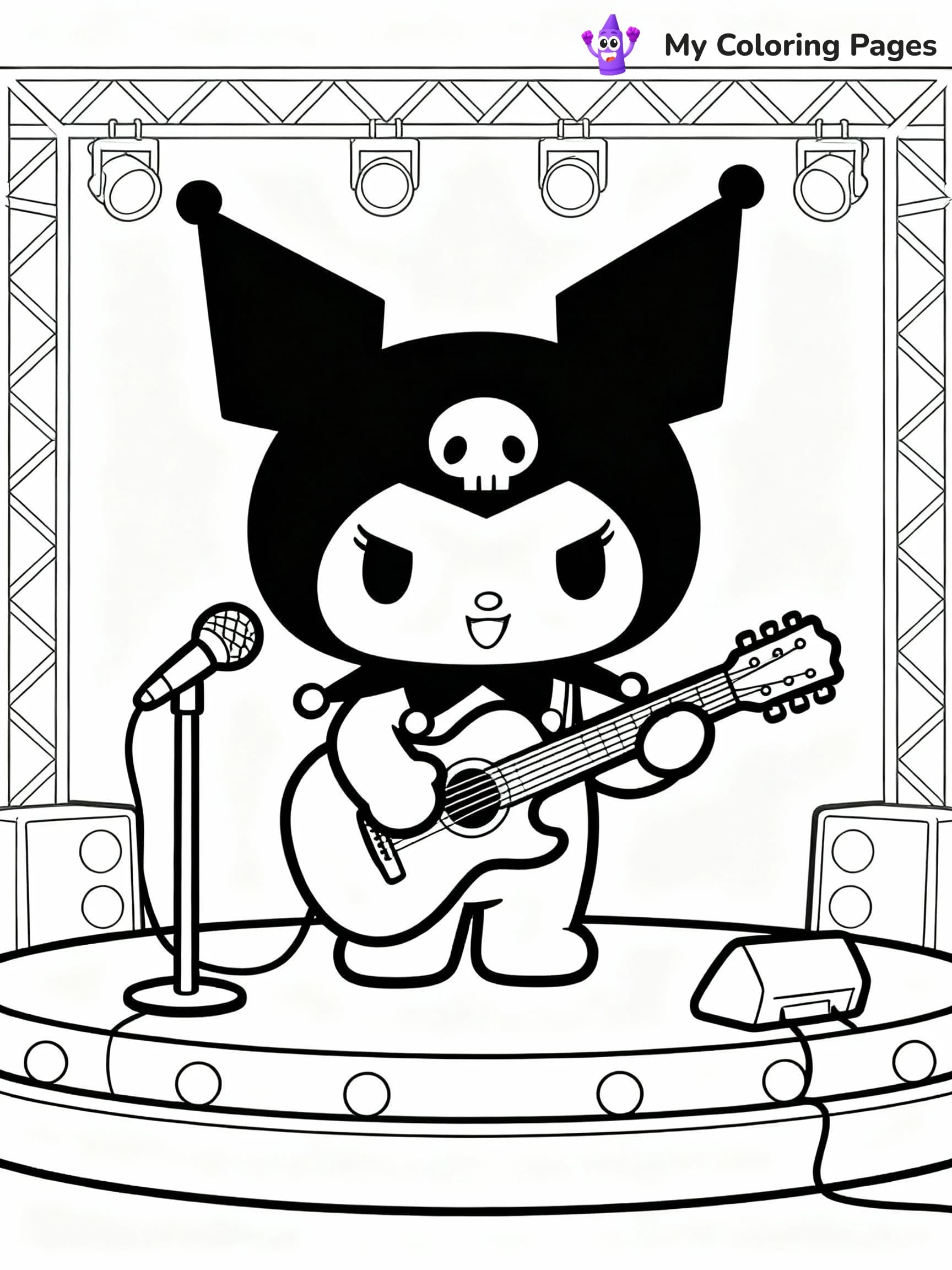 Kuromi Coloring Pages - 22