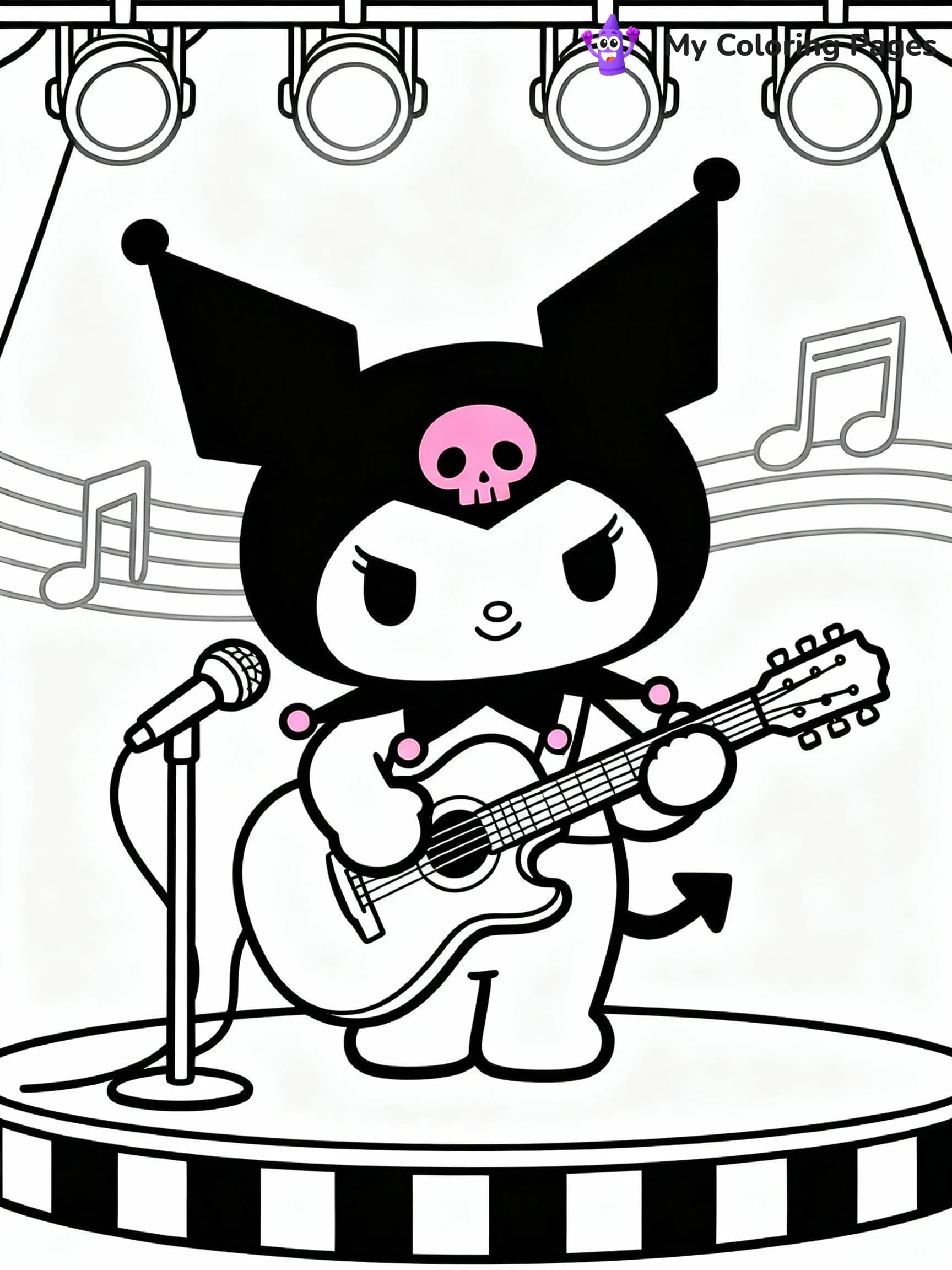 Kuromi Coloring Pages - 21