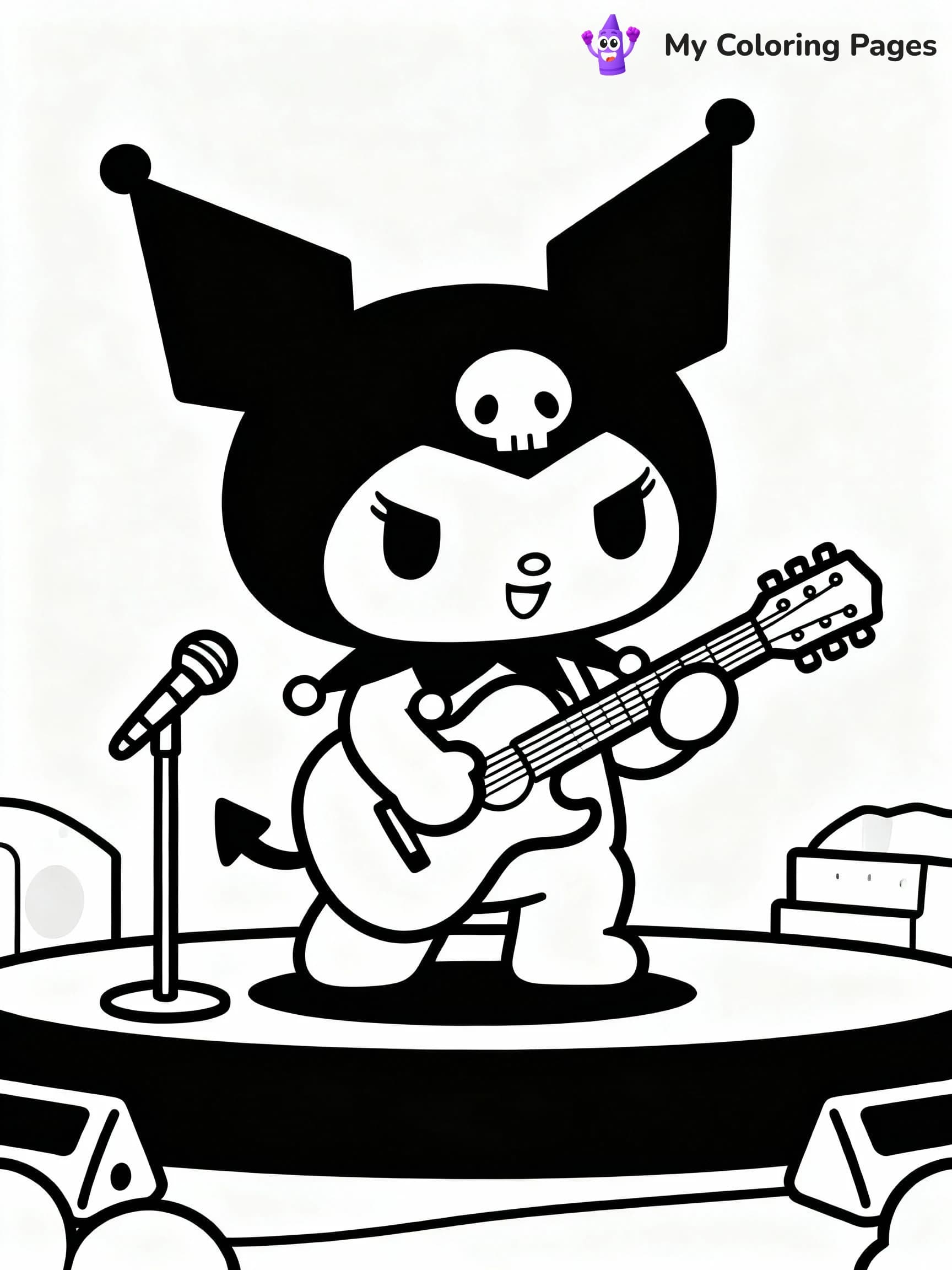 Kuromi Coloring Pages - 20