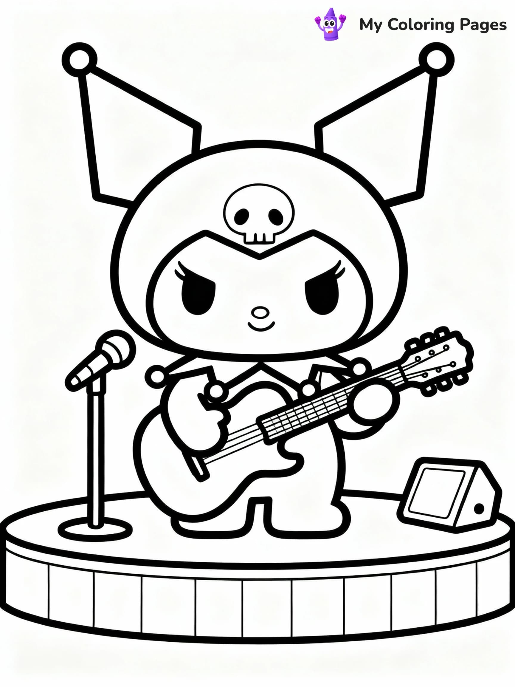 Kuromi Coloring Pages - 19