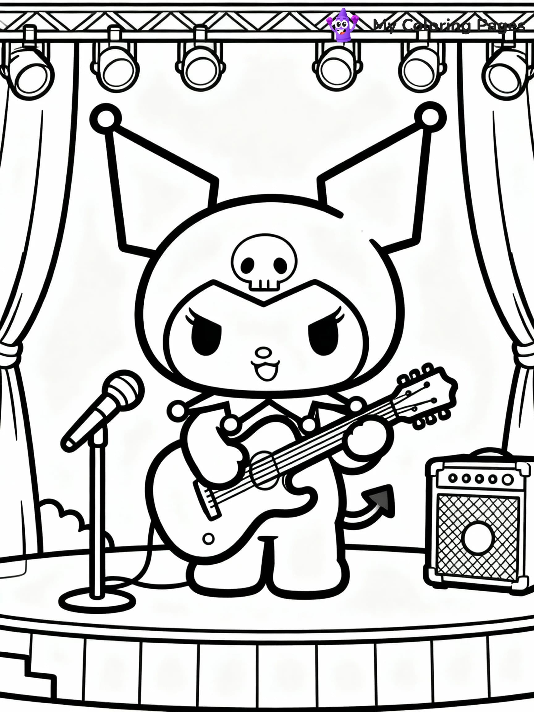 Kuromi Coloring Pages - 18