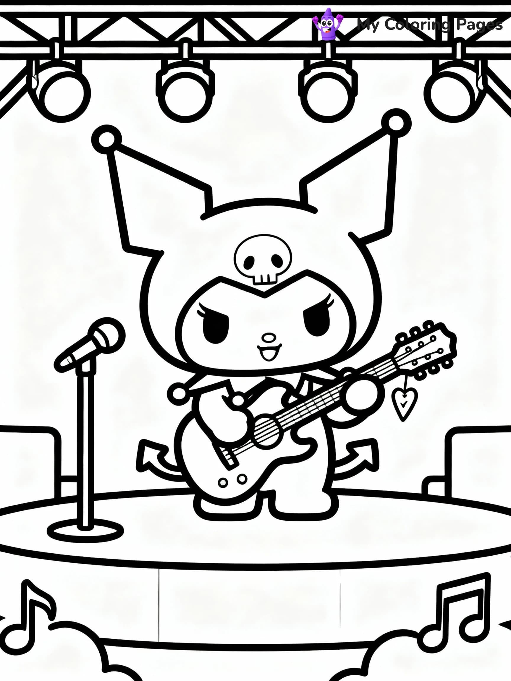 Kuromi Coloring Pages - 17