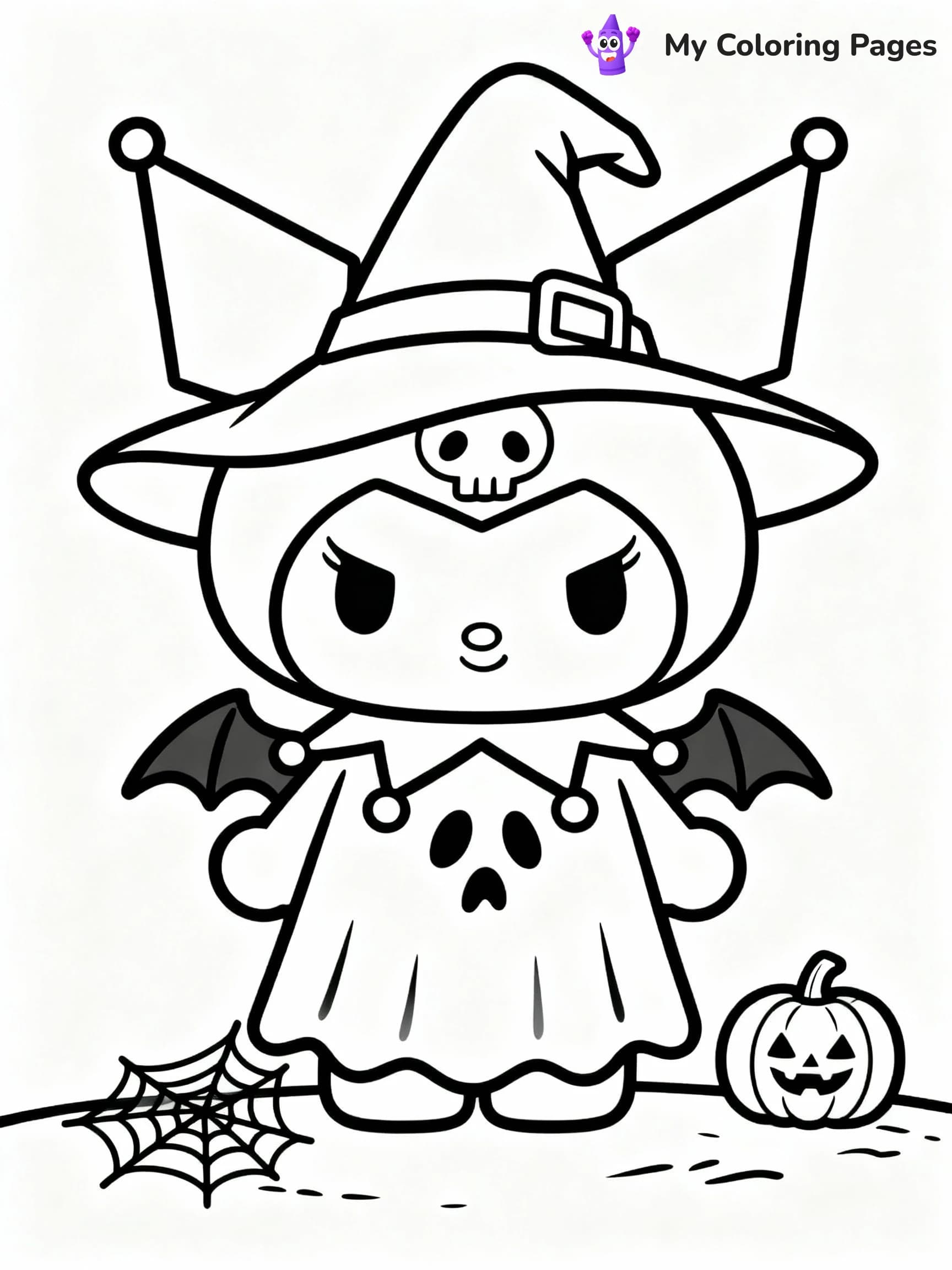 Kuromi Coloring Pages - 16