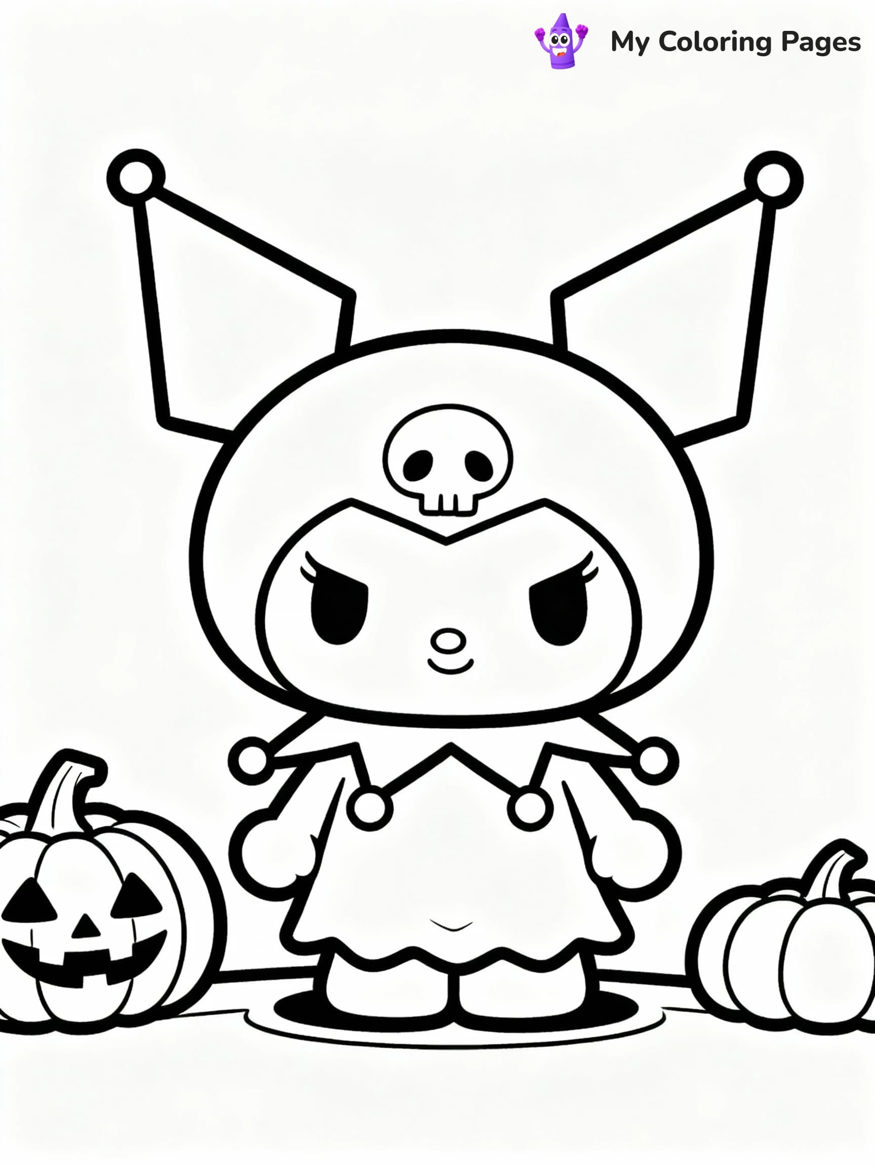 Kuromi Coloring Pages - 14