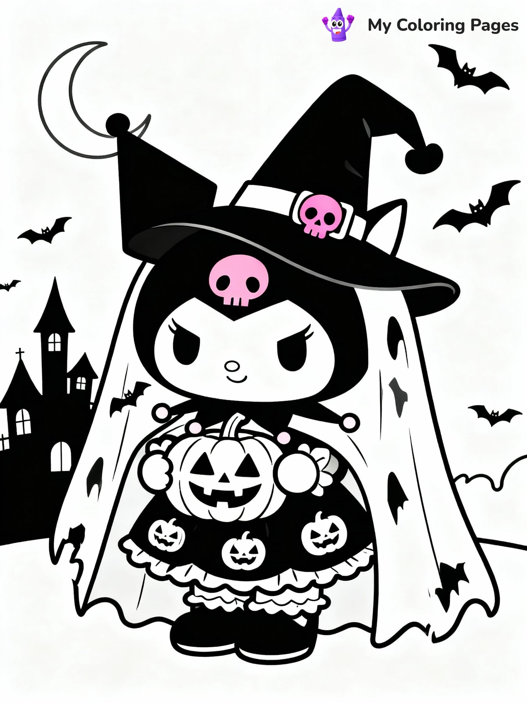 Kuromi Coloring Pages - 13