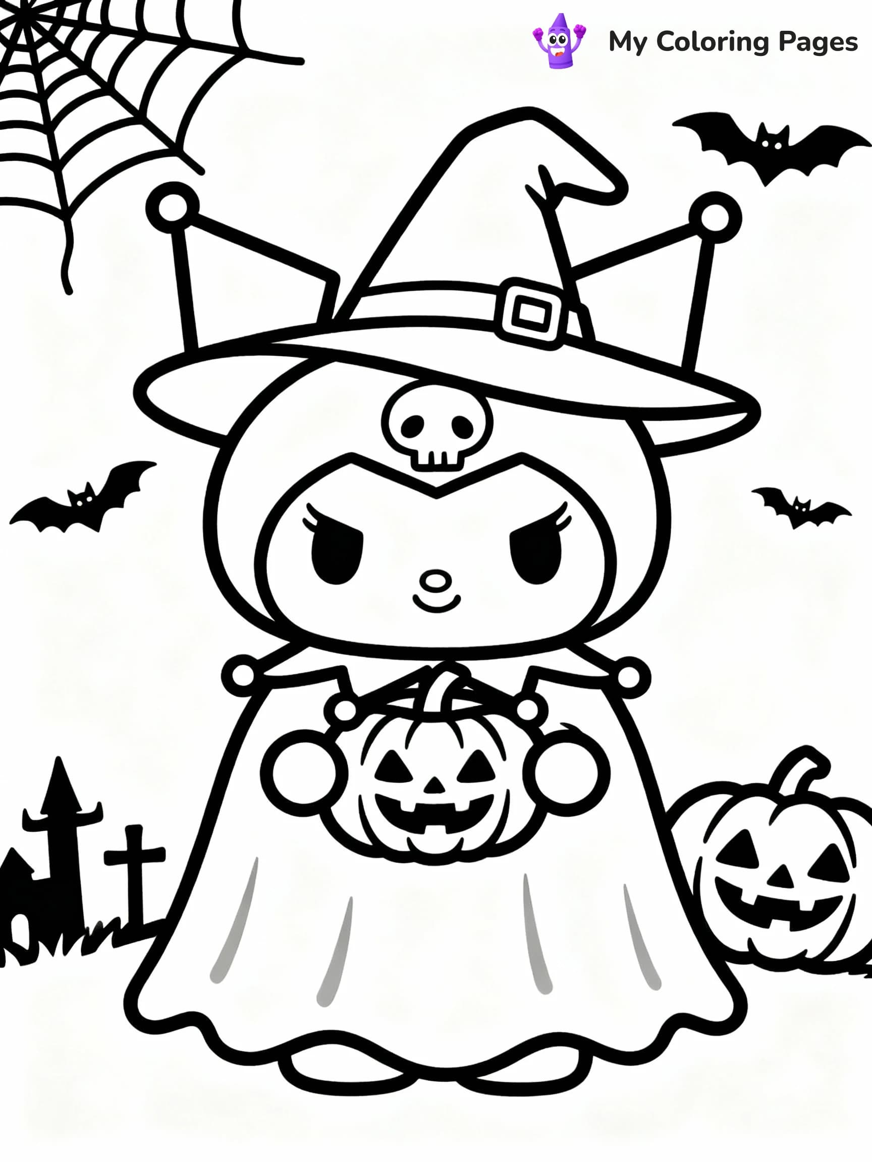 Kuromi Coloring Pages - 12