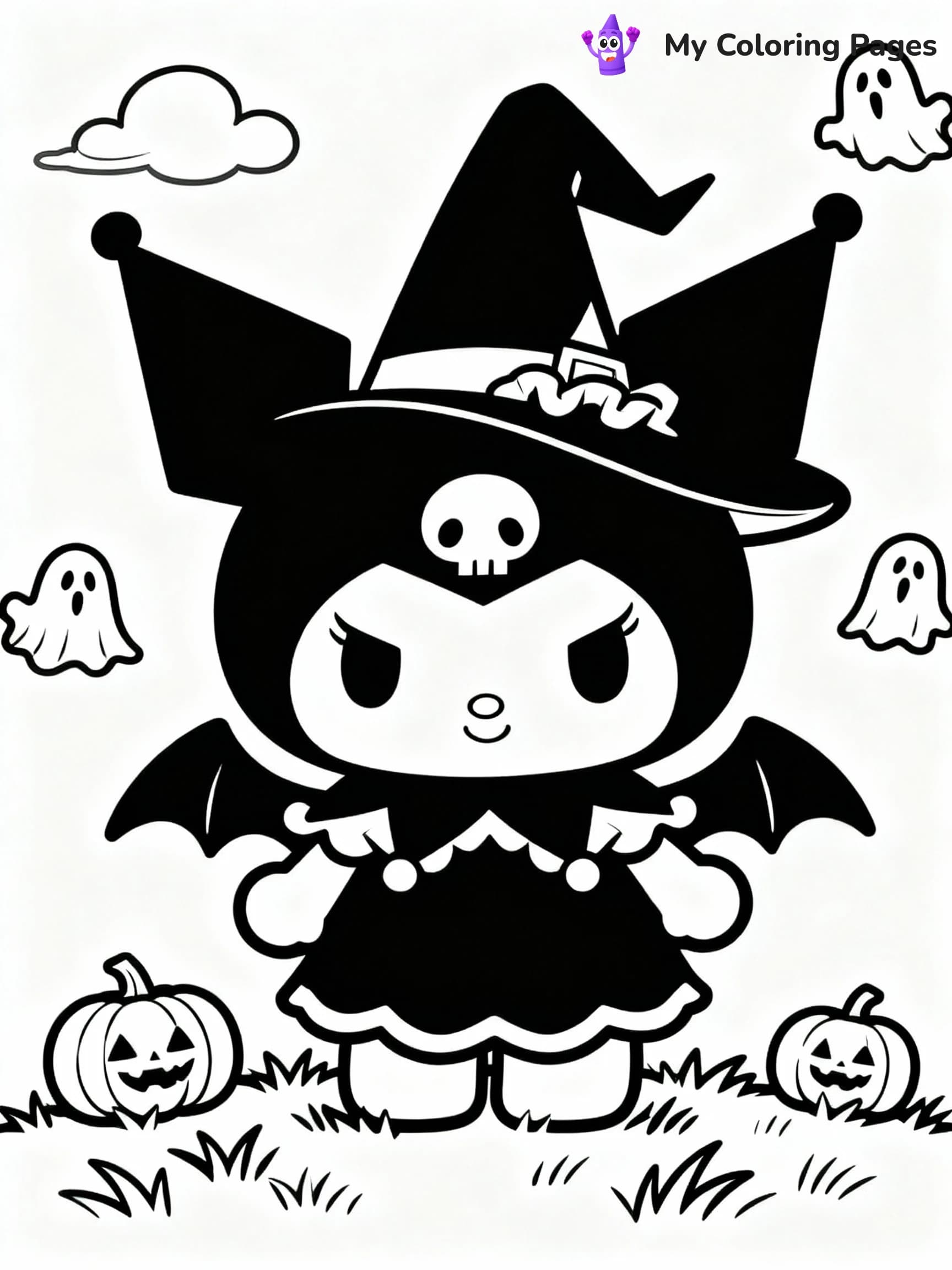 Kuromi Coloring Pages - 11