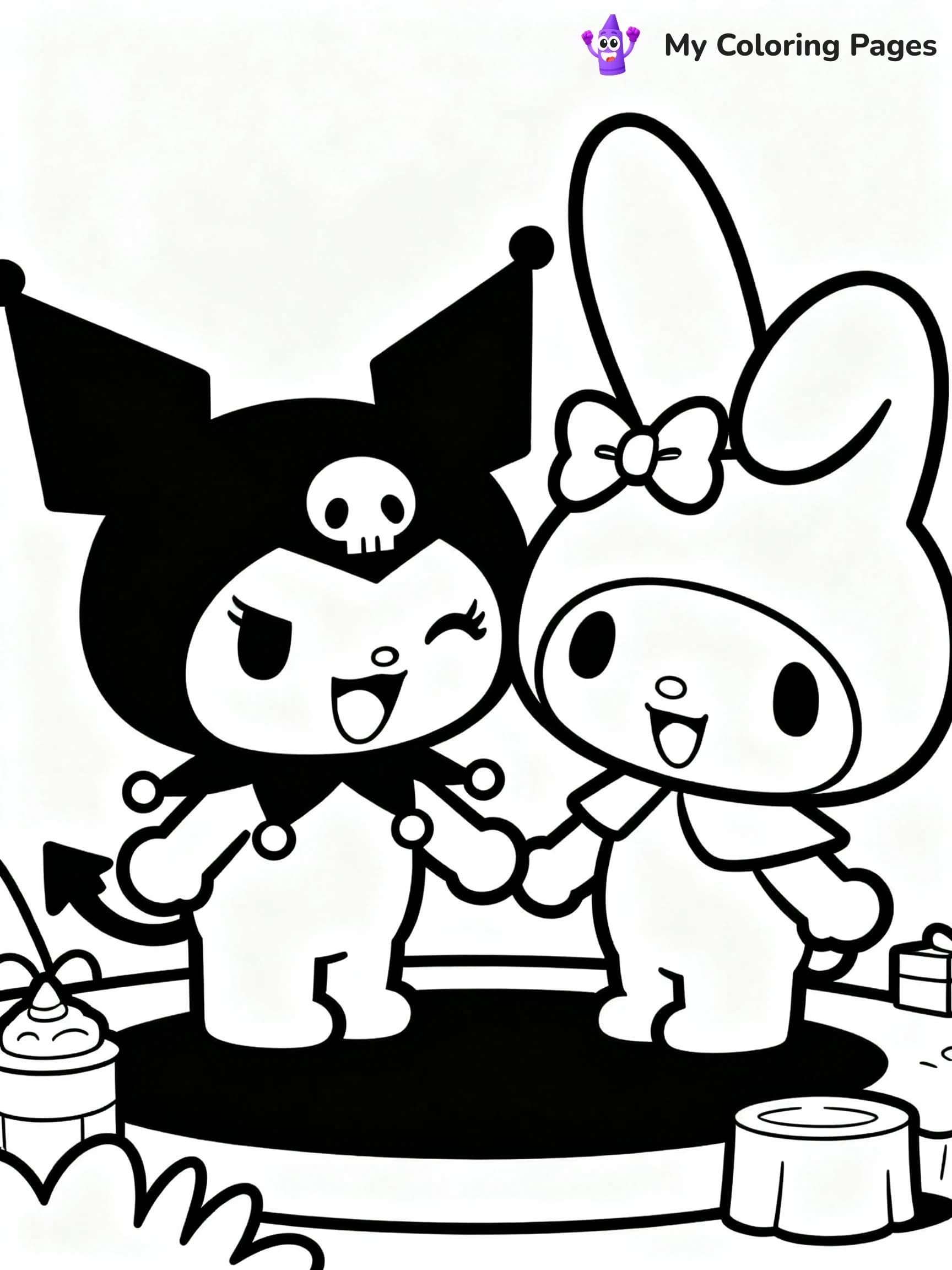 Kuromi Coloring Pages - 5