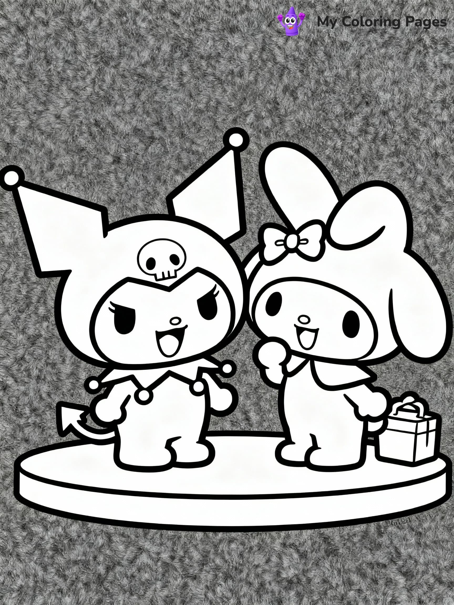 Kuromi Coloring Pages - 4