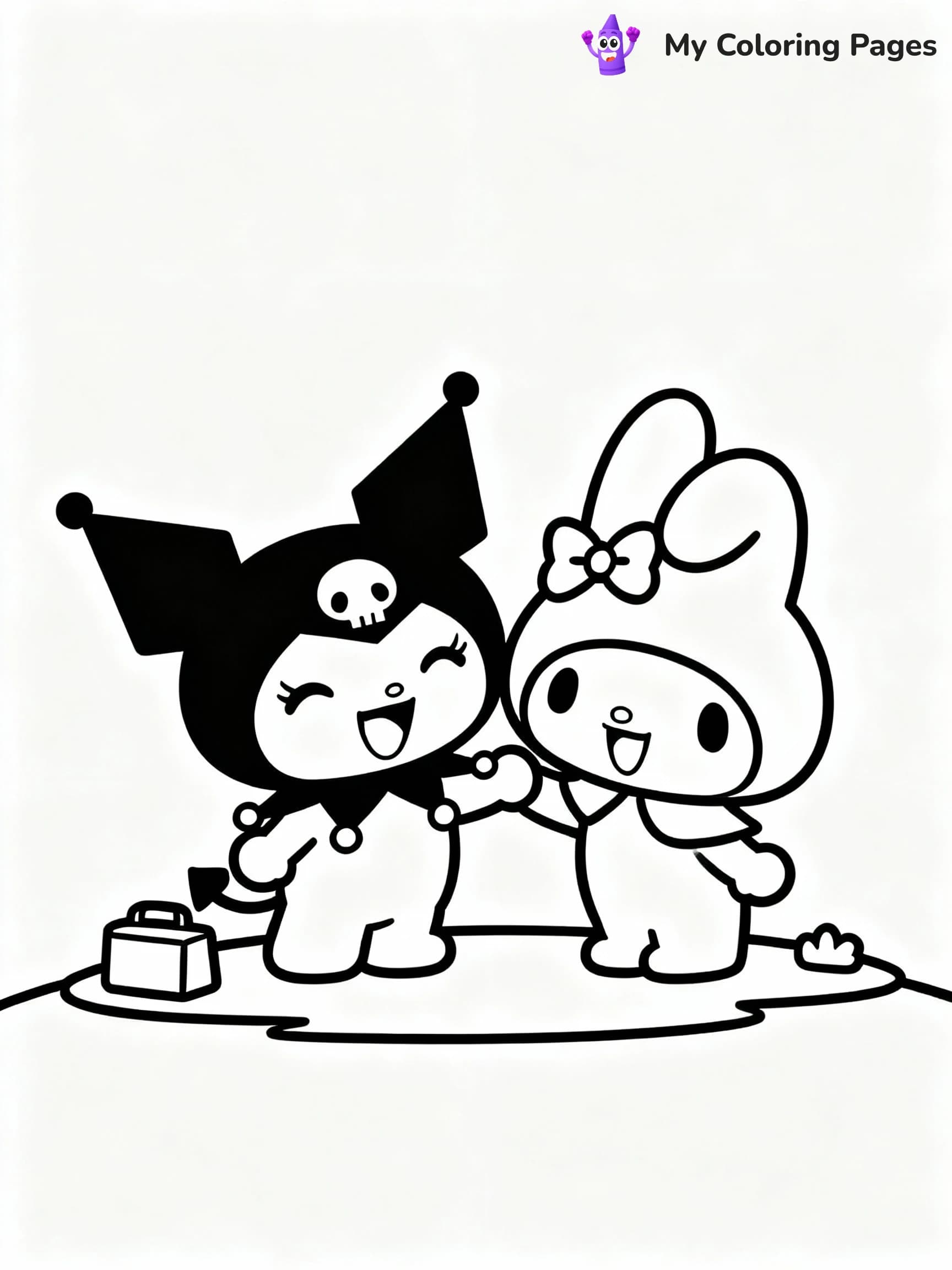 Kuromi Coloring Pages - 3