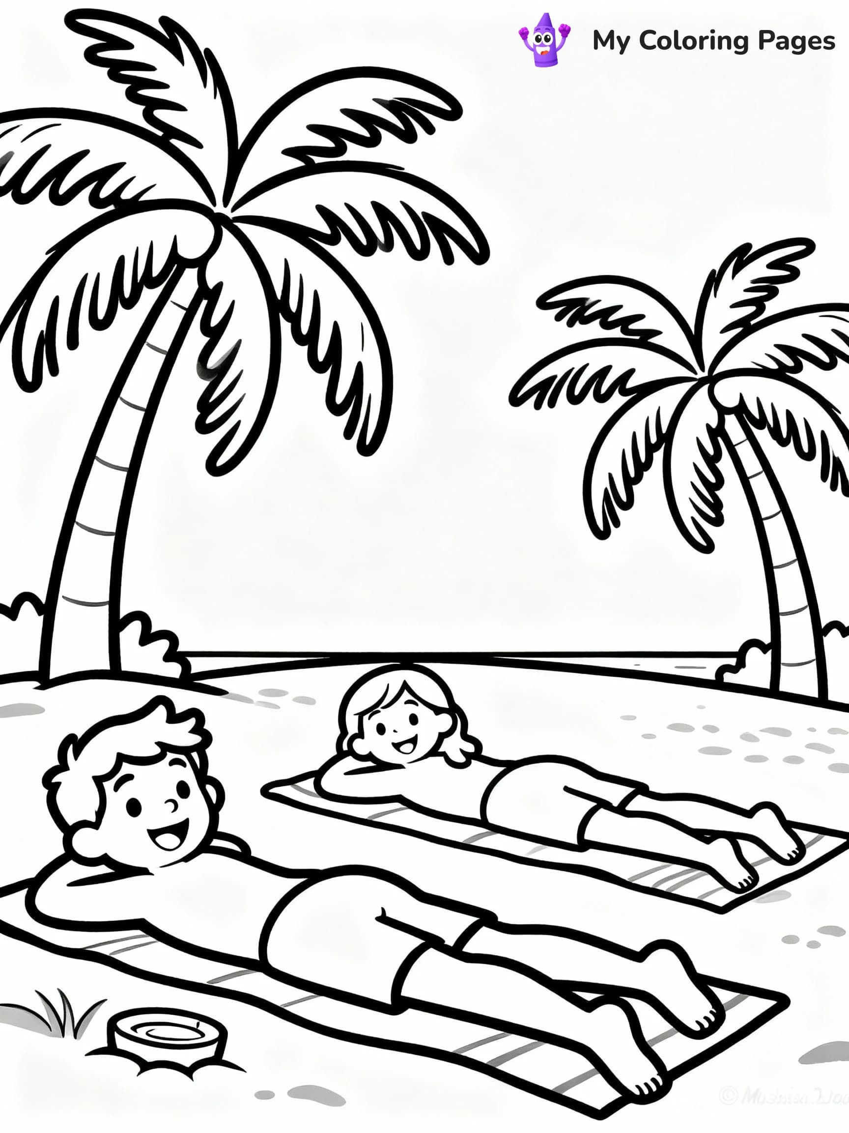 Swimming Pool Coloring Pages - 19