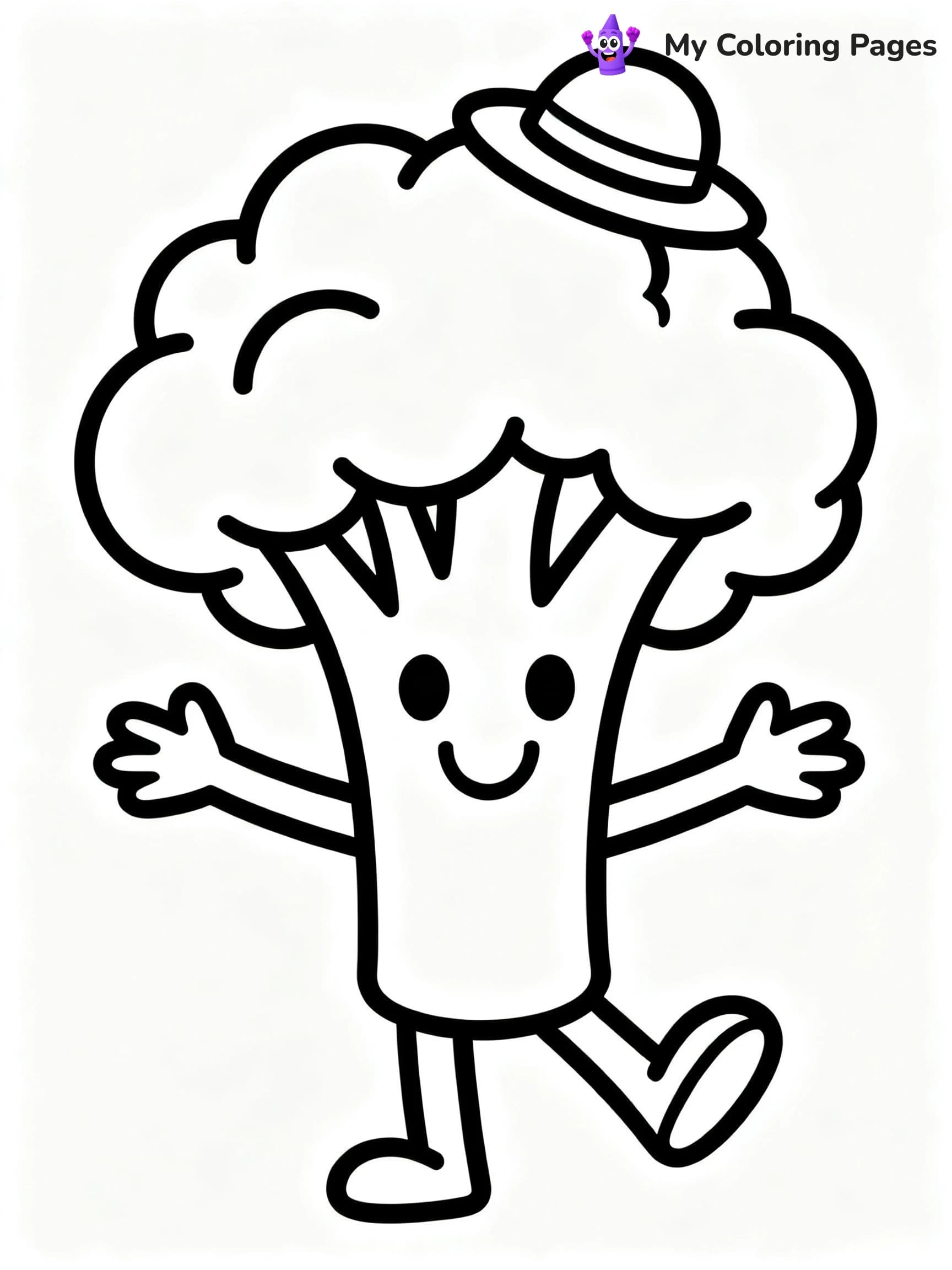 Broccoli Coloring Pages - 23