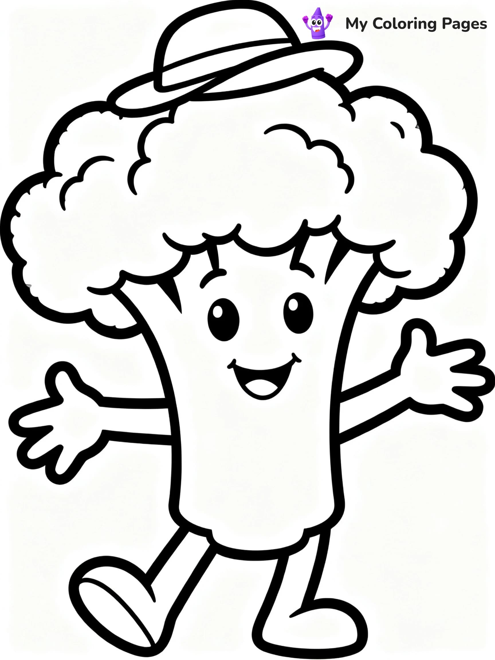 Broccoli Coloring Pages - 22